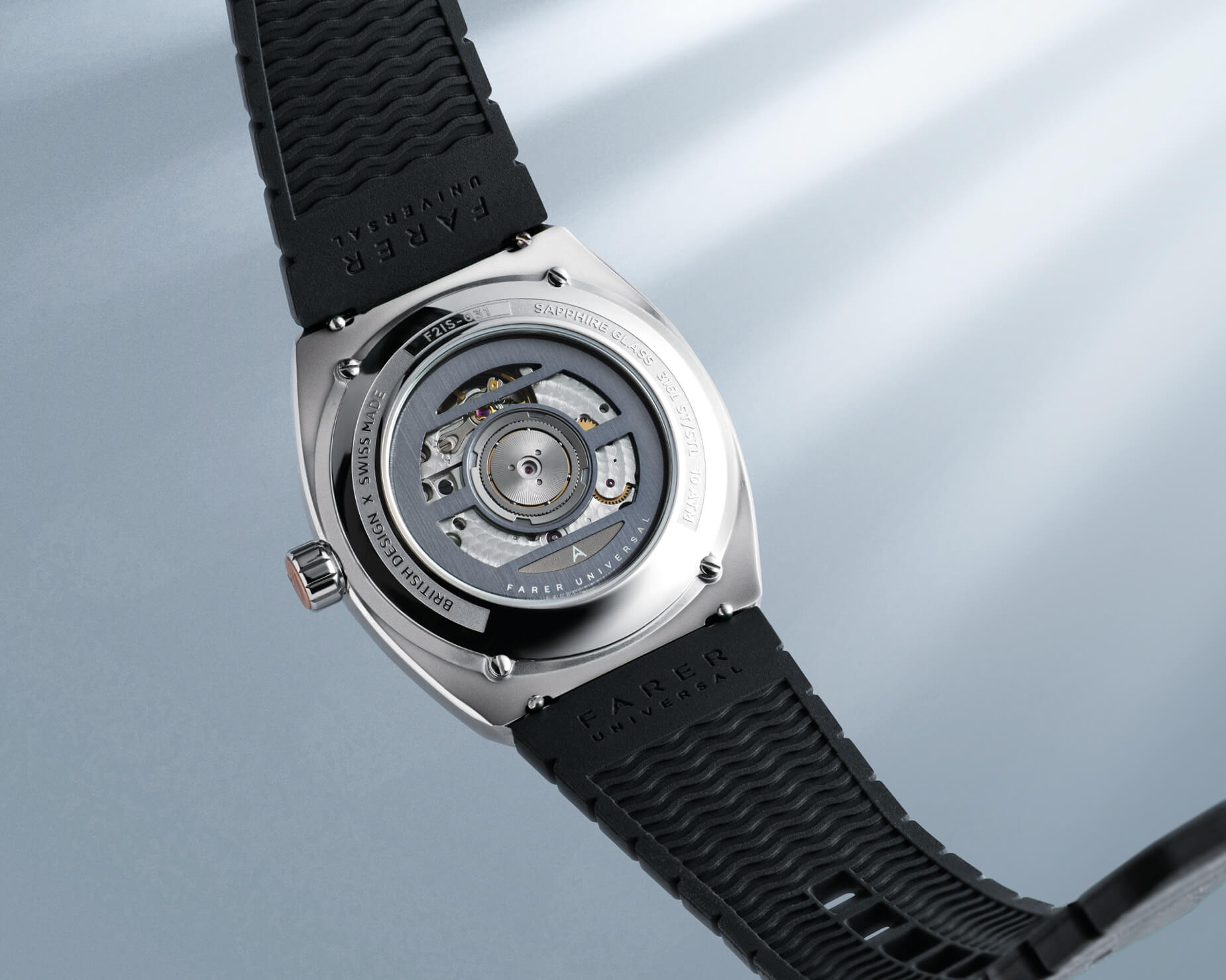 Farer Integra on a rubber strap