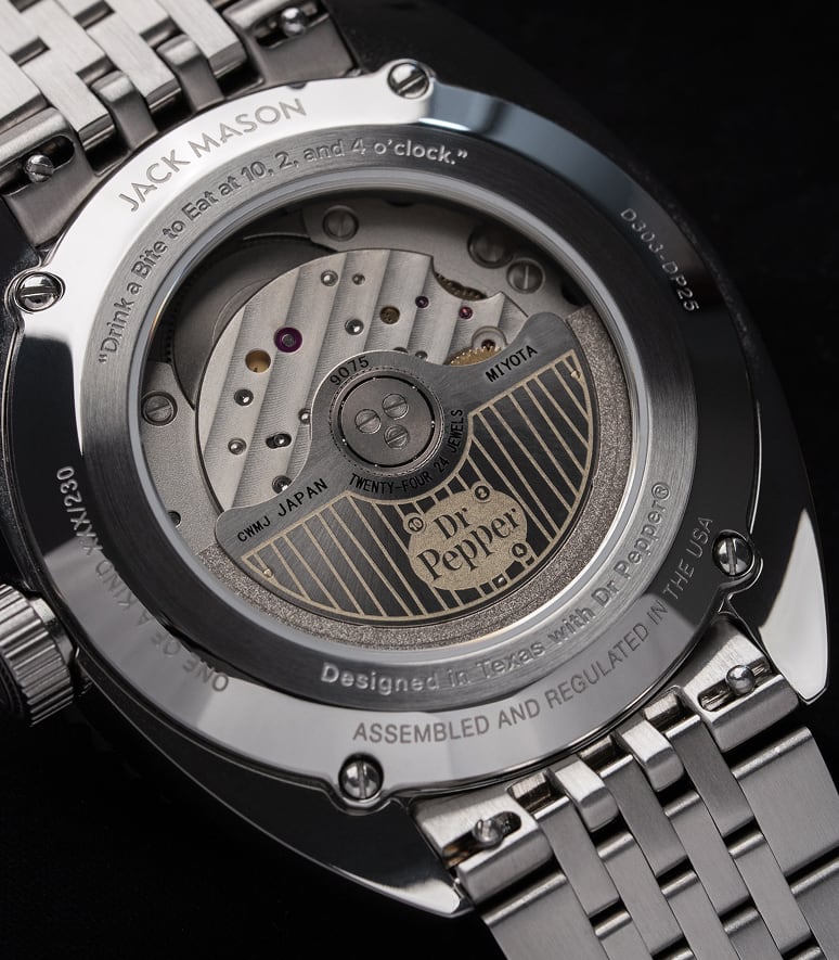 Jack Mason Dr Pepper Made With Real Sugar GMT movement
