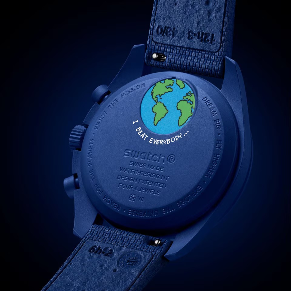 Omega x Swatch MoonSwatch Mission to Earthphase Moonshine Gold