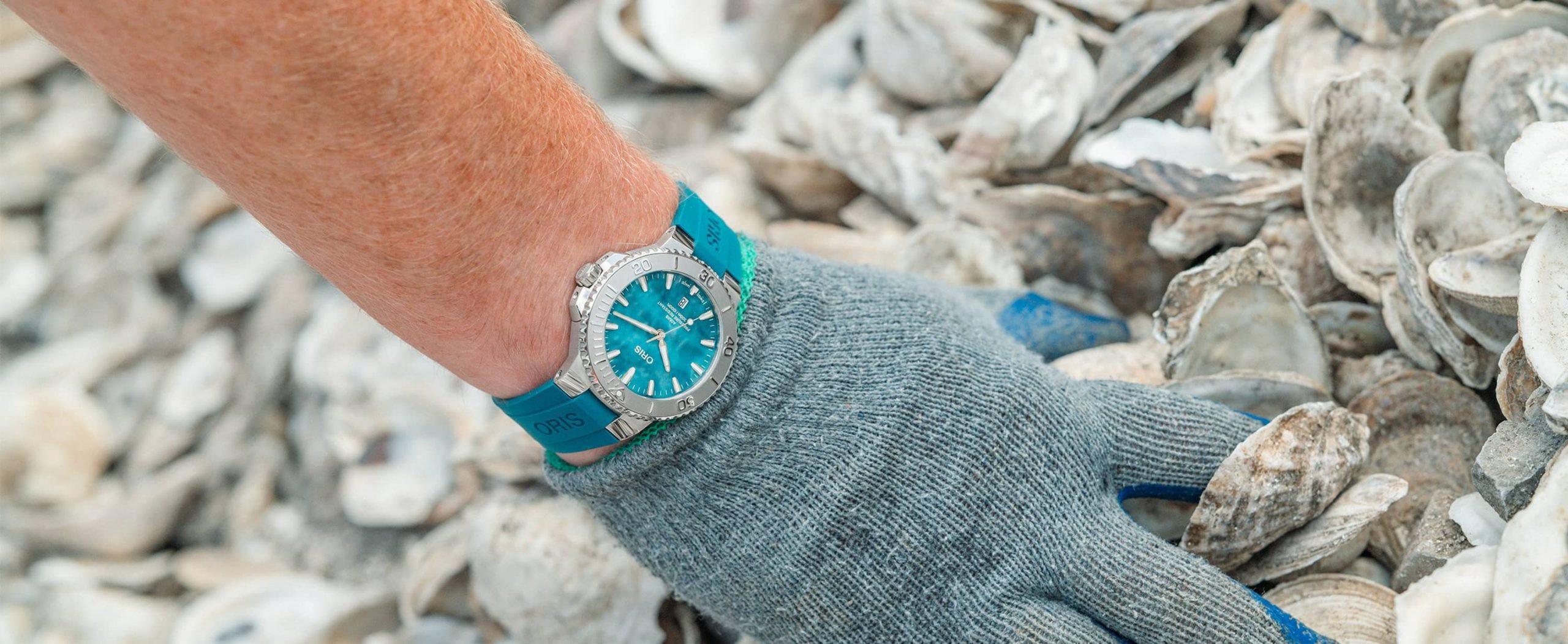 Oris supports the Billion Oyster Project to restore one billion oysters to New York Harbor by 2035.