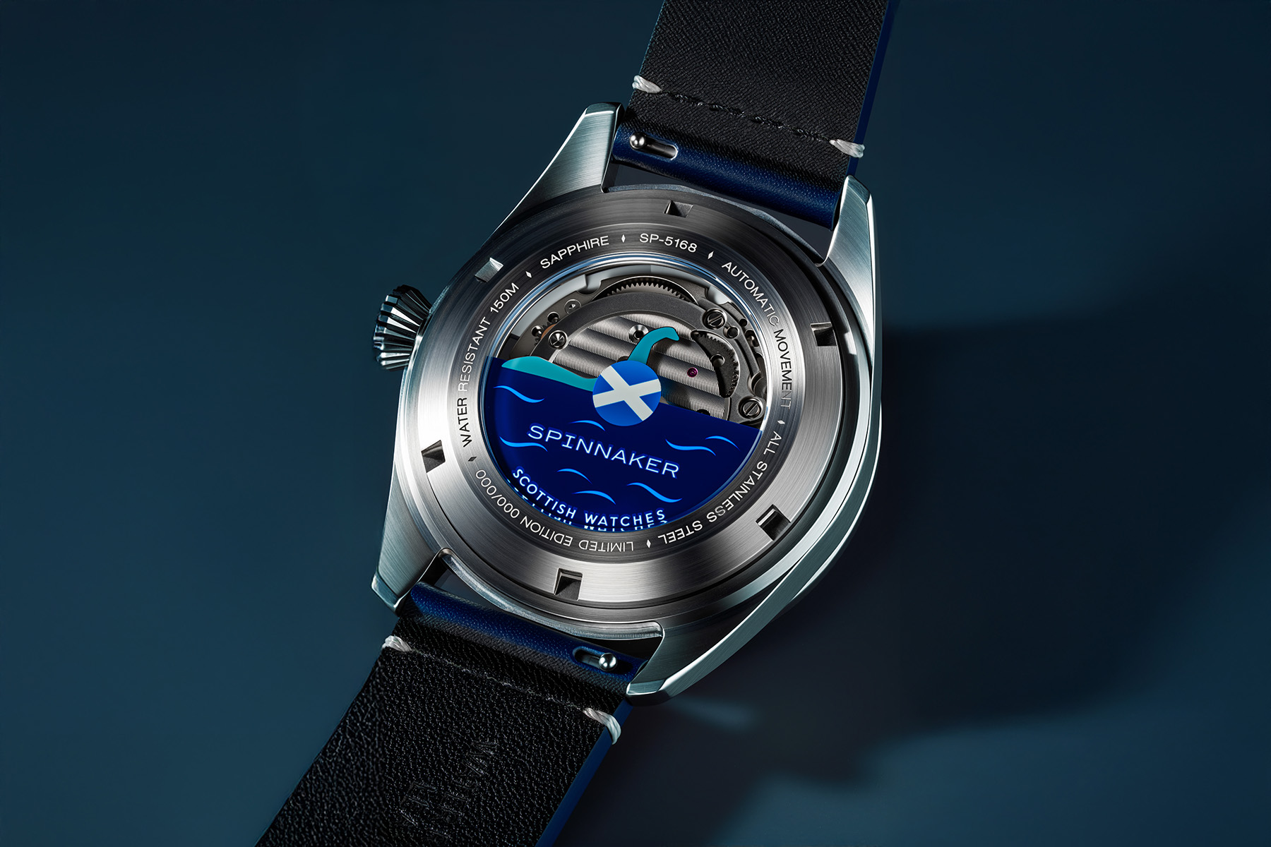 Spinnaker Fleuss Nessie Pearl Diver Limited Edition exhibition caseback