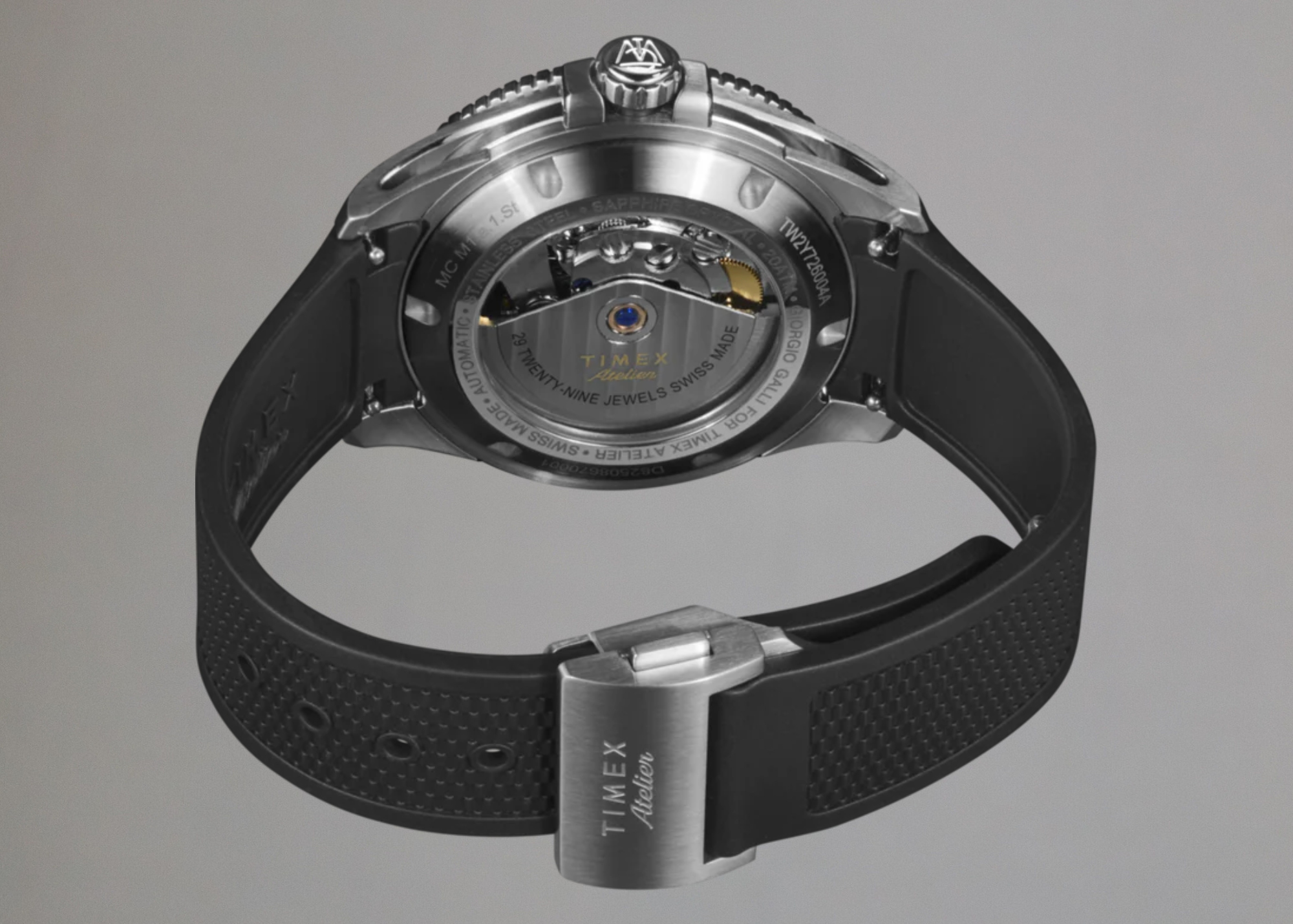Timex Atelier Marine M1a exhibition caseback