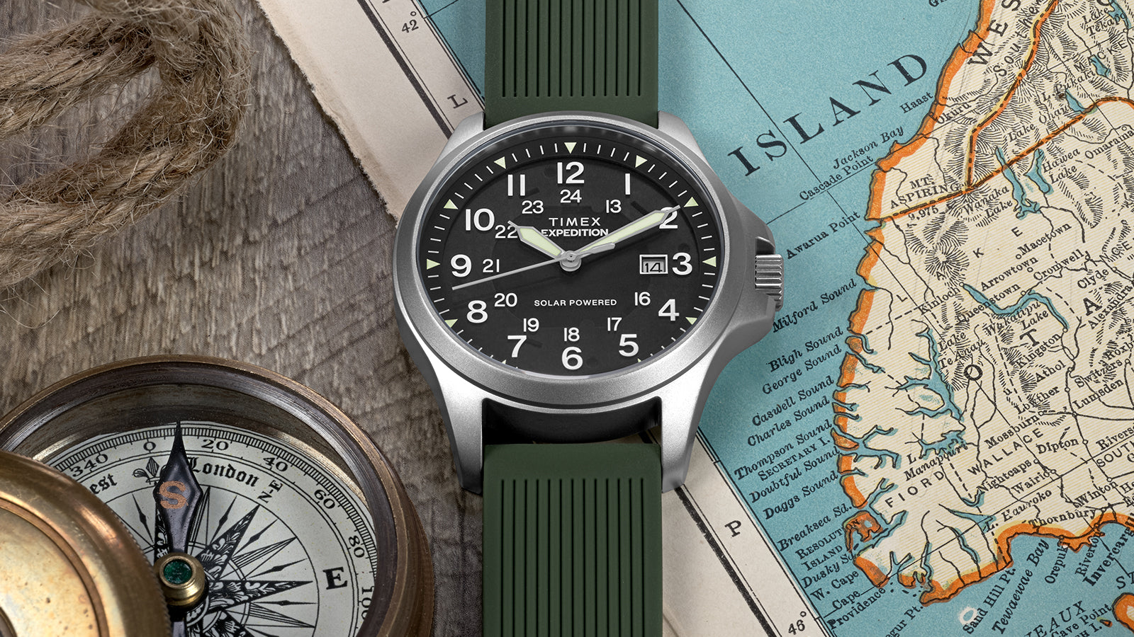 Timex Expedition® Field Post Solar