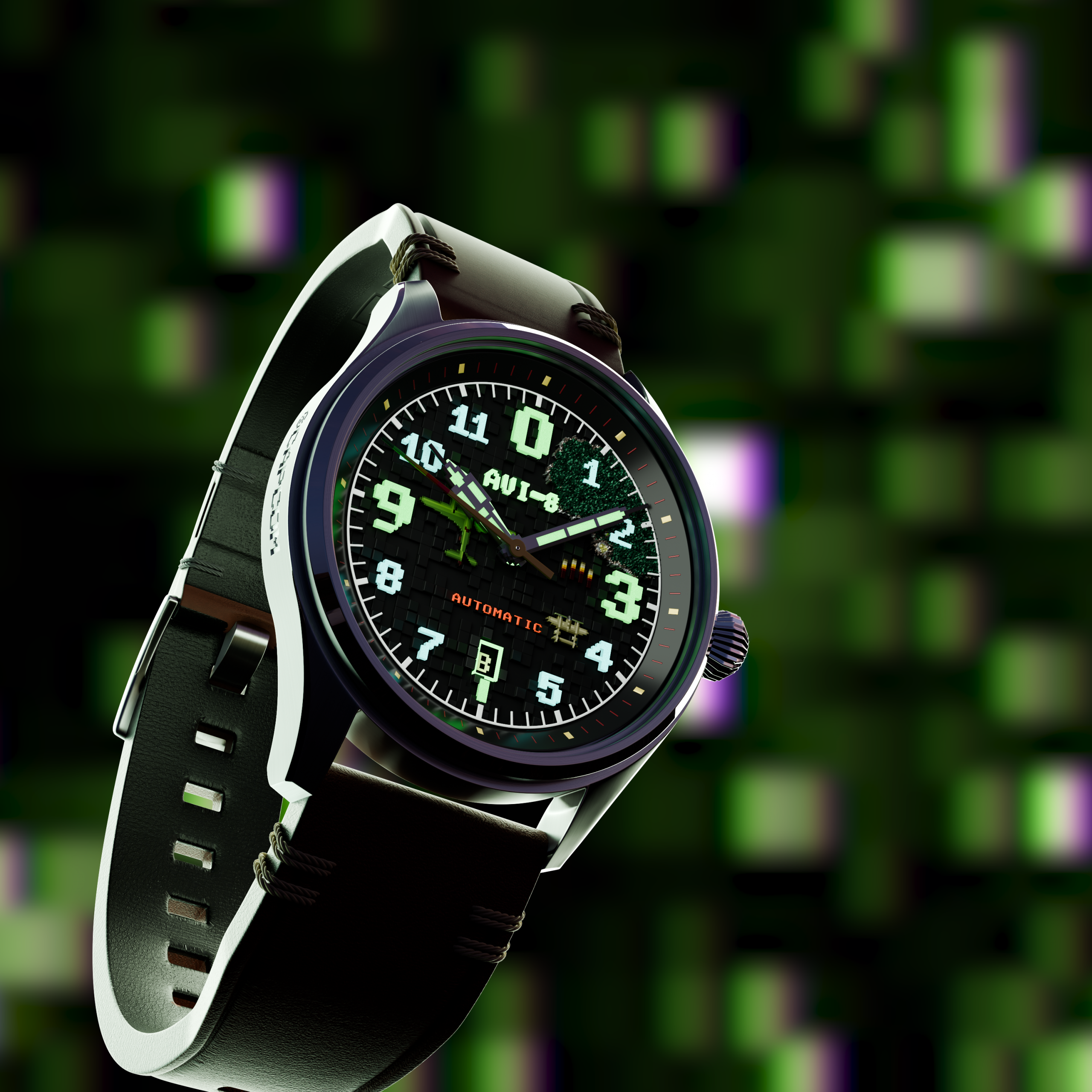 AVI‑8 Capcom Hawker Hurricane Clowes Automatic 1942 Pixel lume shot