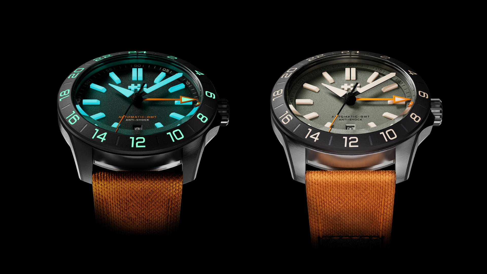 Christopher Ward C63 Sealander Extreme GMT Globolight® lume technology