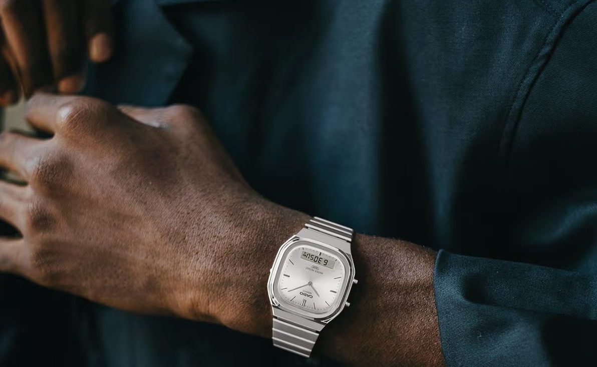 Casio AQ‑240E on wrist