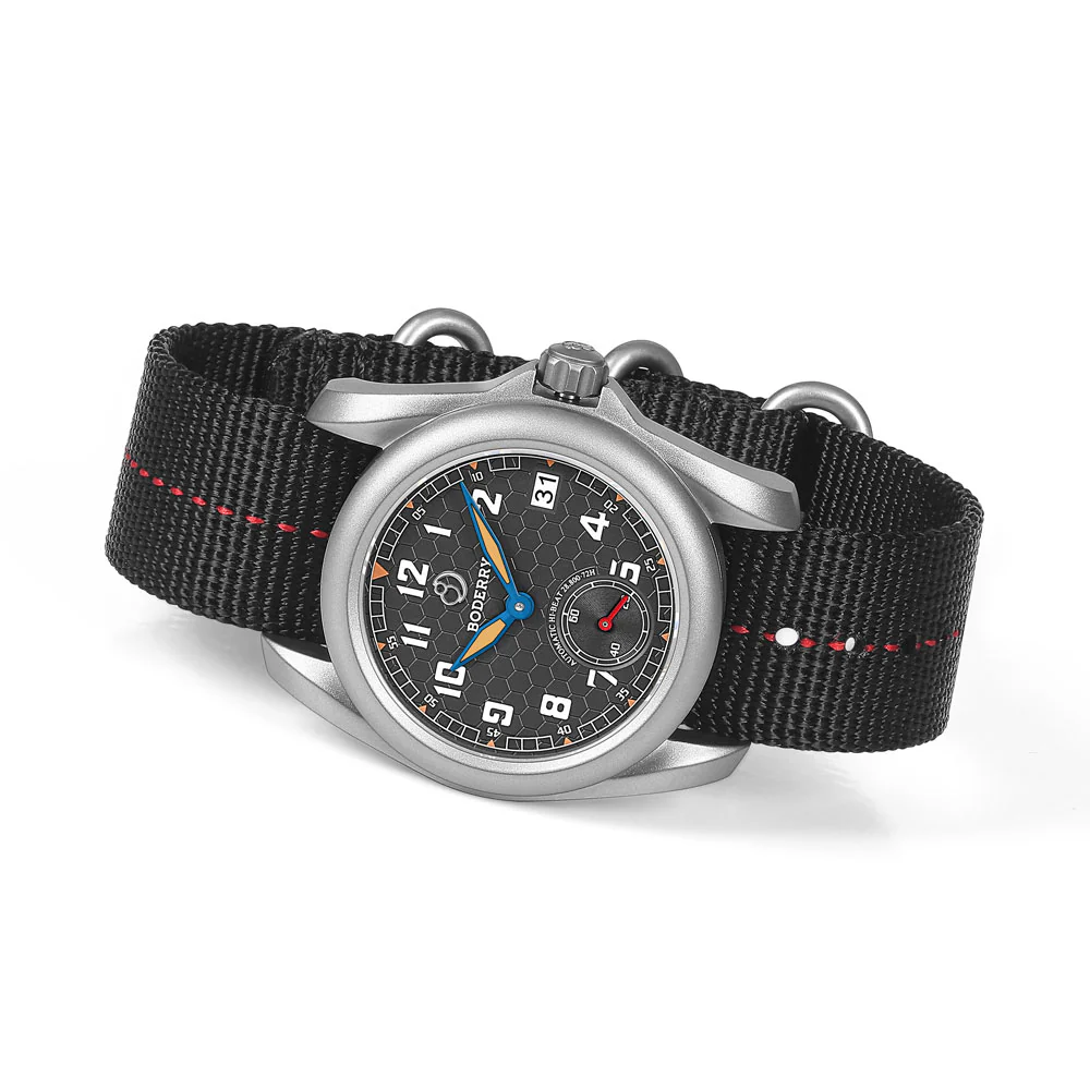 Boderry Voyager S72 Titanium Automatic Field Watch