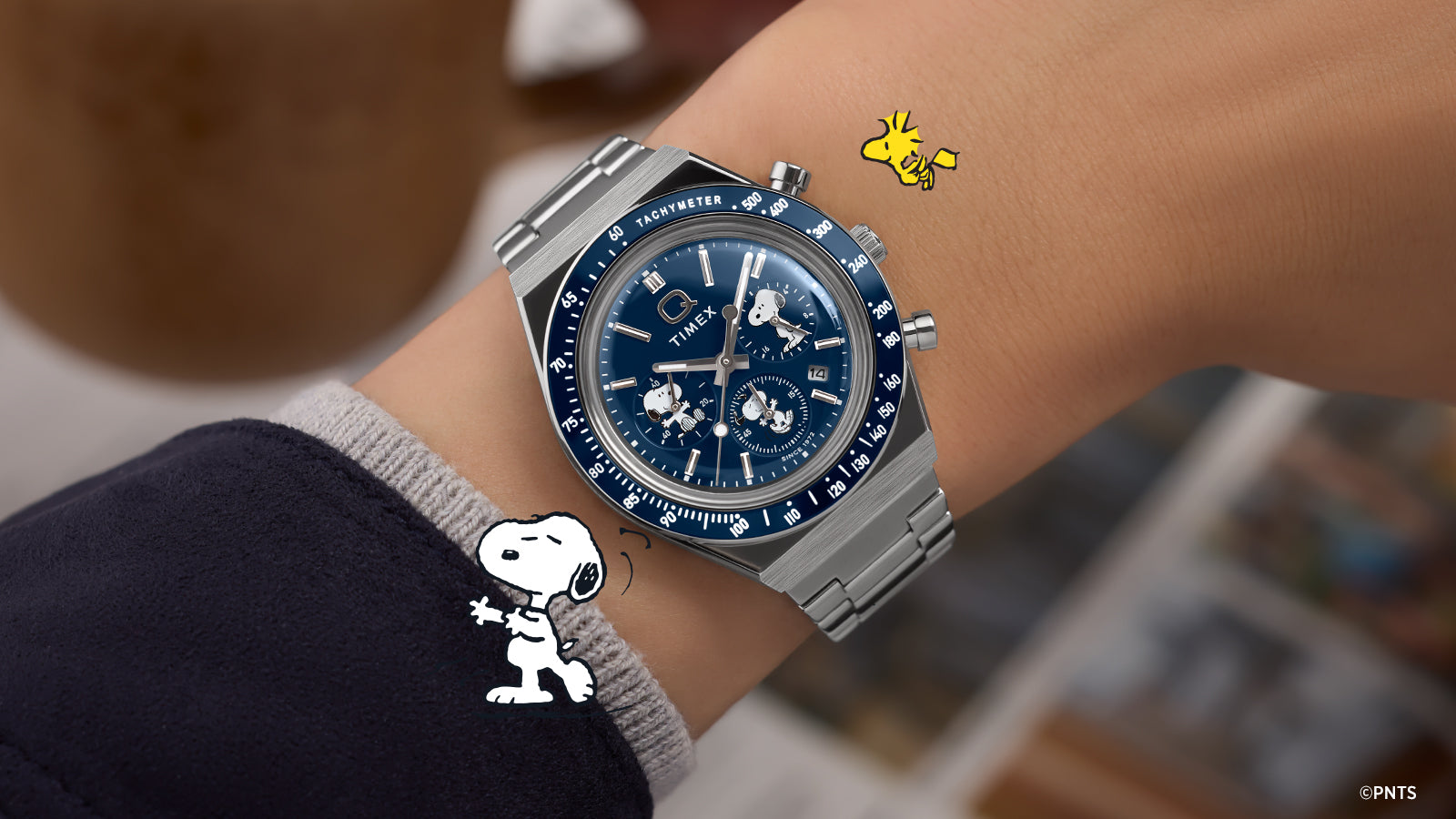 Peanuts x Q Timex Chronograph 40 mm (TW2Y45300)