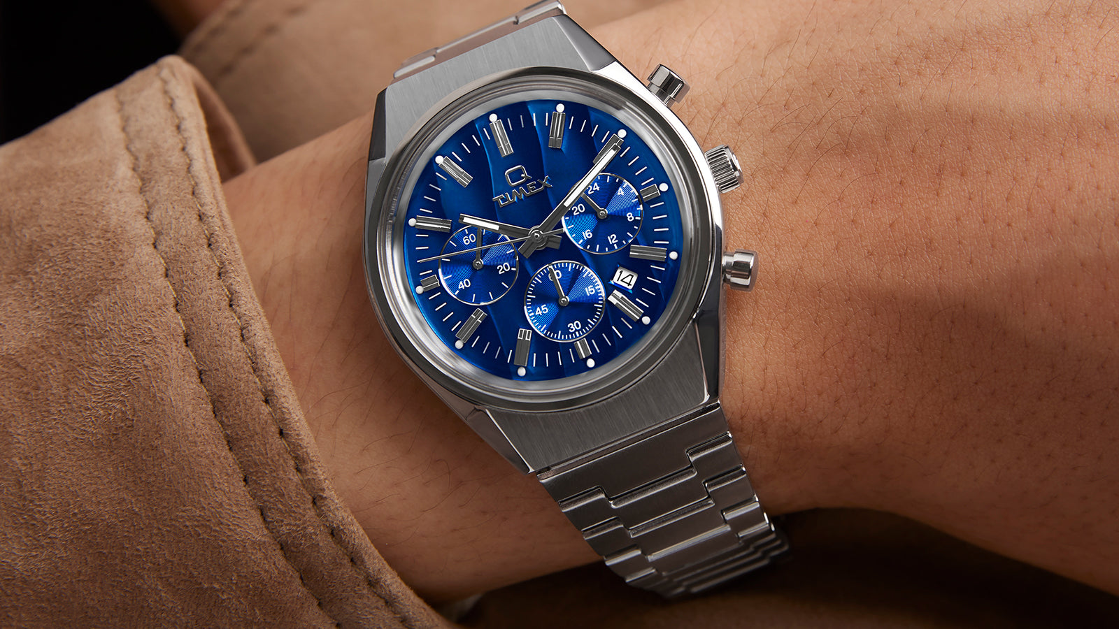 Q Timex Falcon Eye Chronograph 40mm