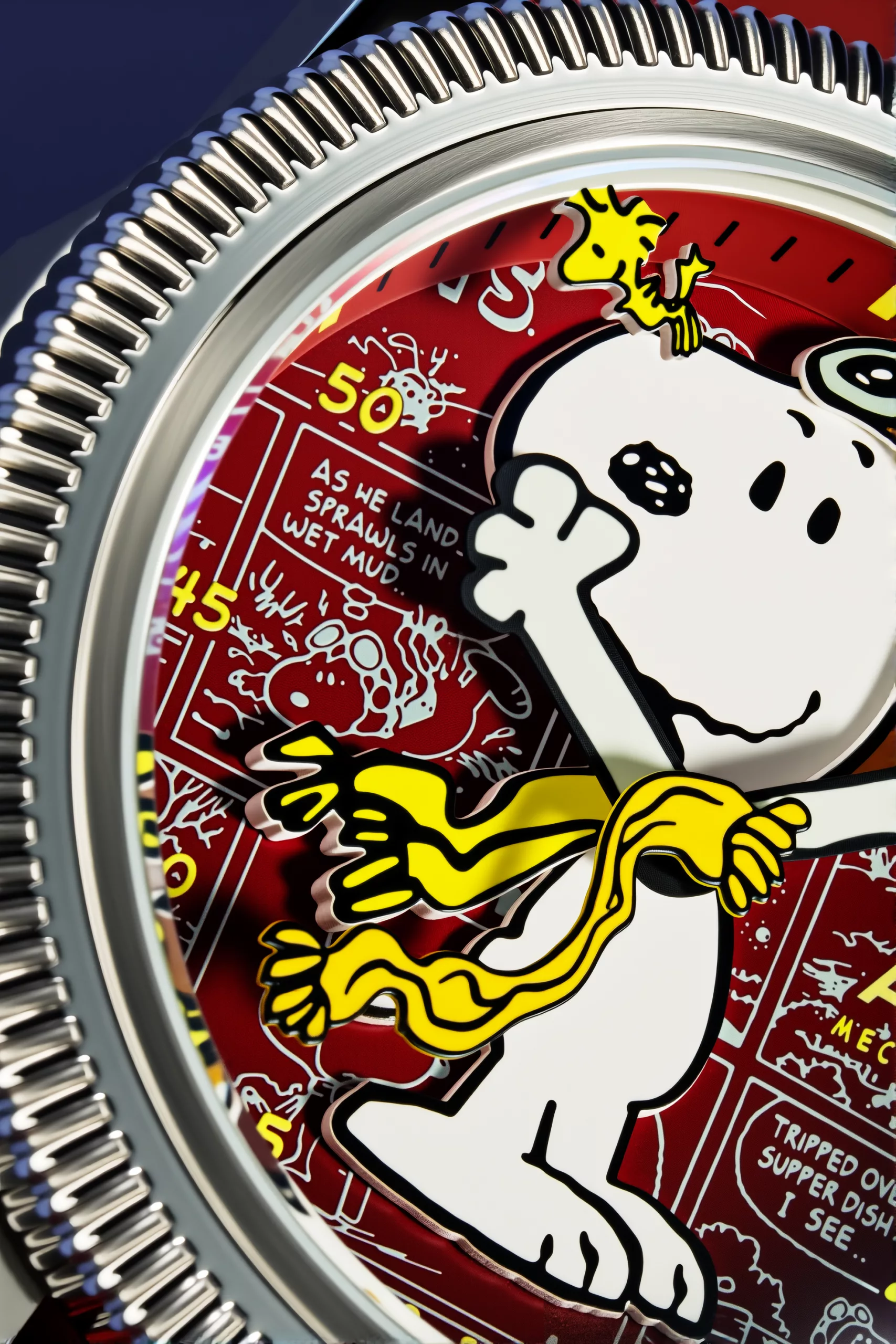 AVI-8 Doghouse Red Flyboy Airmaster 40 close up shot