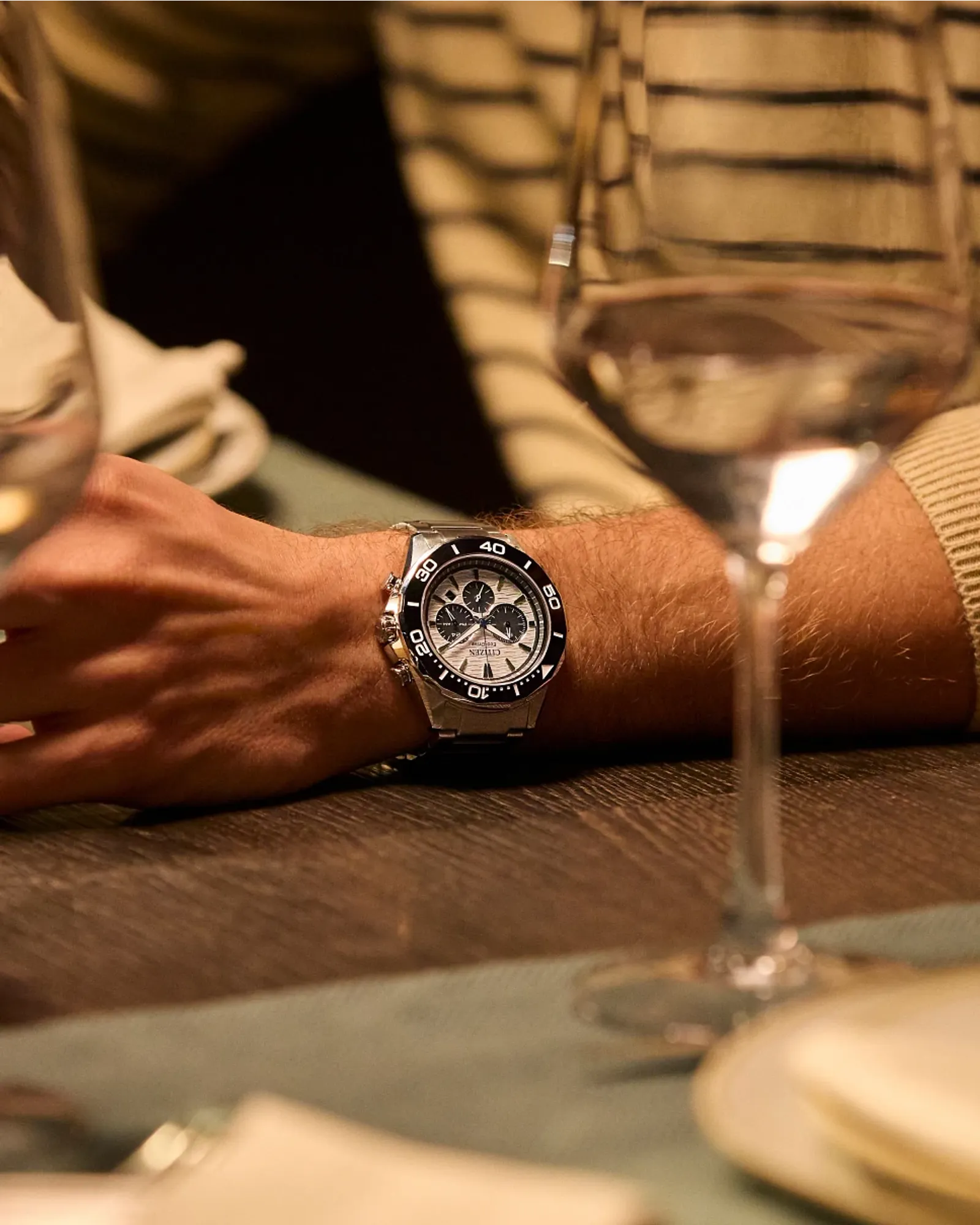 Citizen Eco-Drive CA4730-59A on wrist