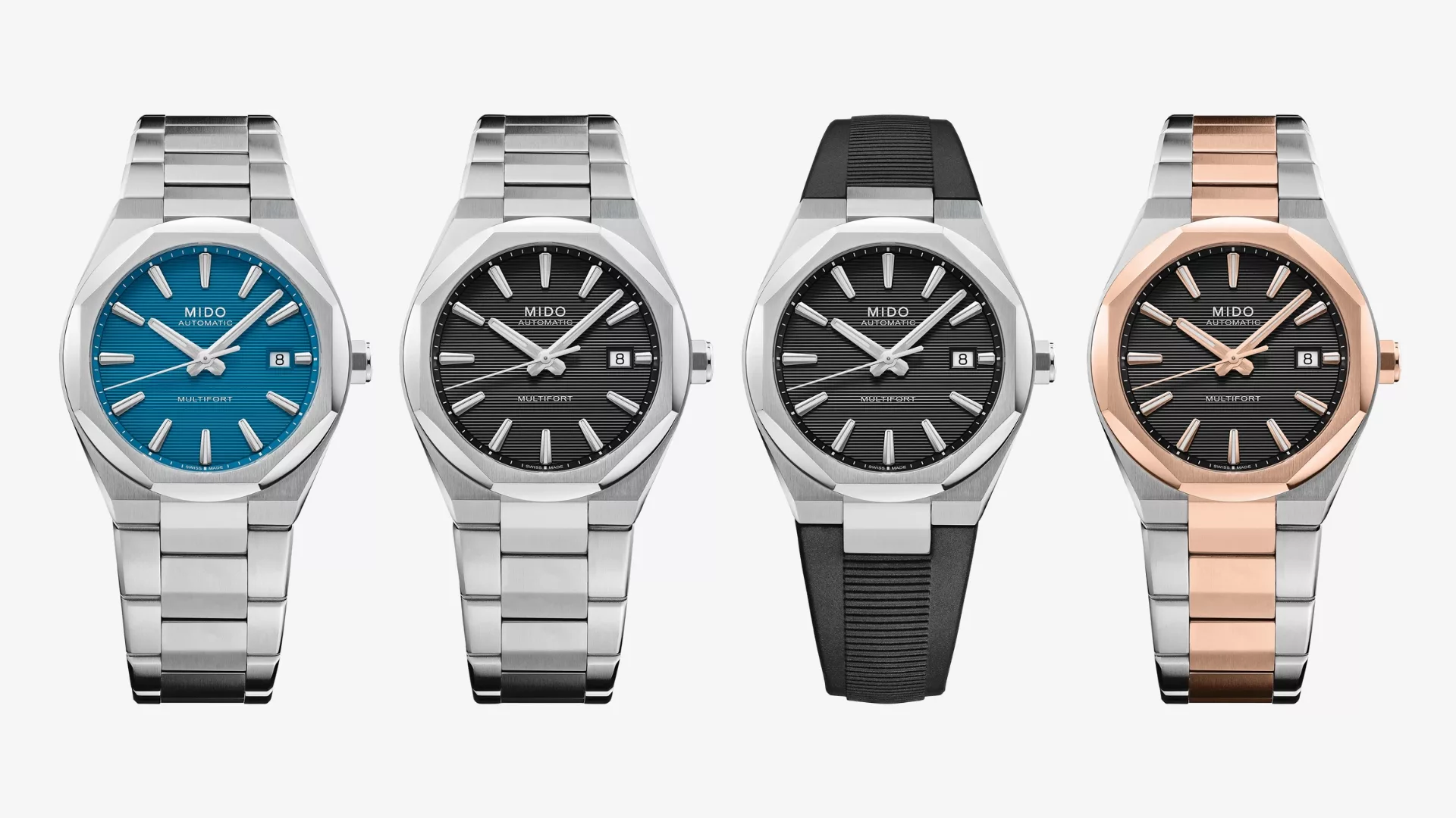 Mido Multifort 8 One Crown lineup