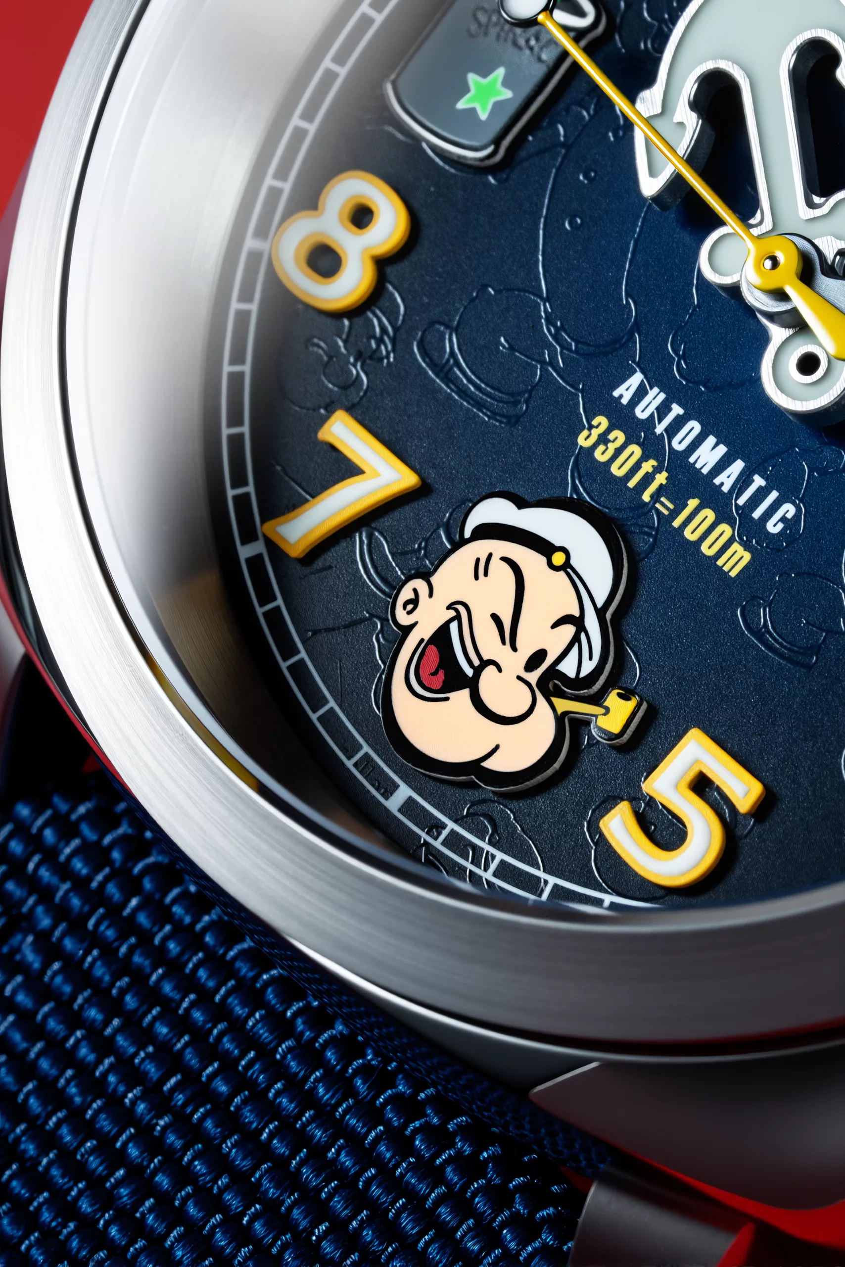Close-up of the SP-5169-01 Popeye Navy