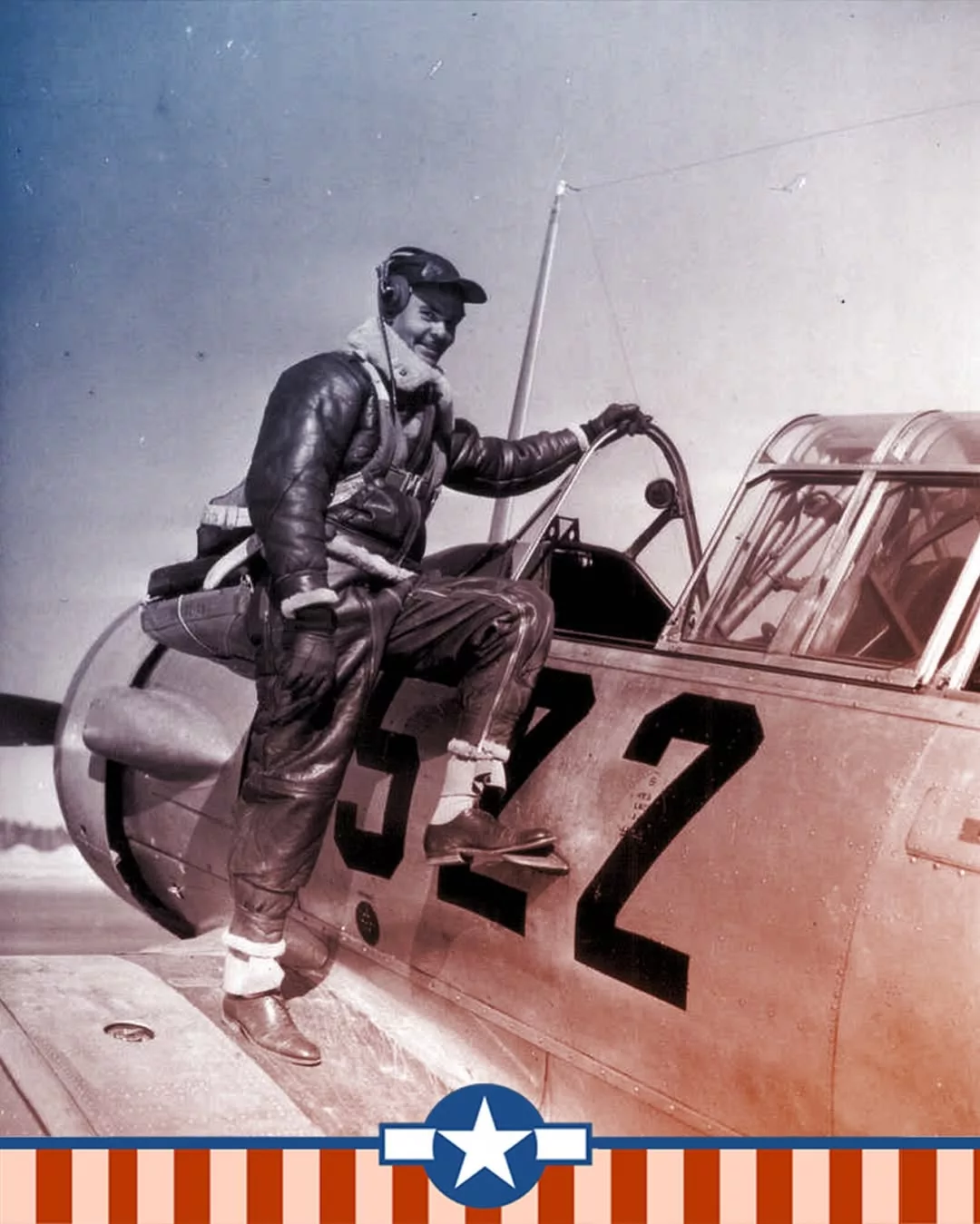 Photo of the Tuskegee Airmen, from AVI-8's Instagram