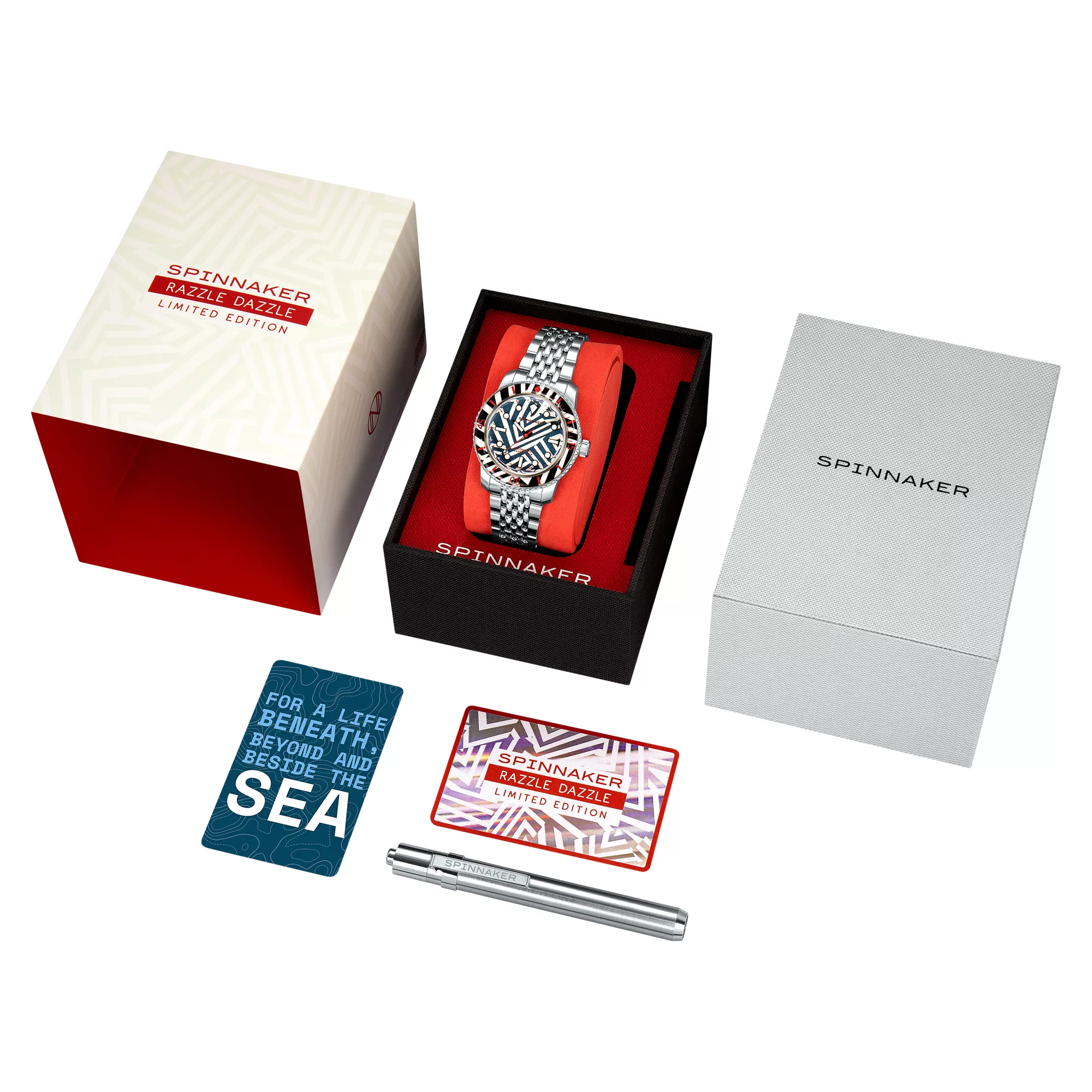 The Fleuss 40 Razzle Dazzle comes in a complete and sporty boxset