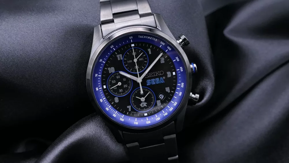Seiko x Sega 65th Anniversary watch black