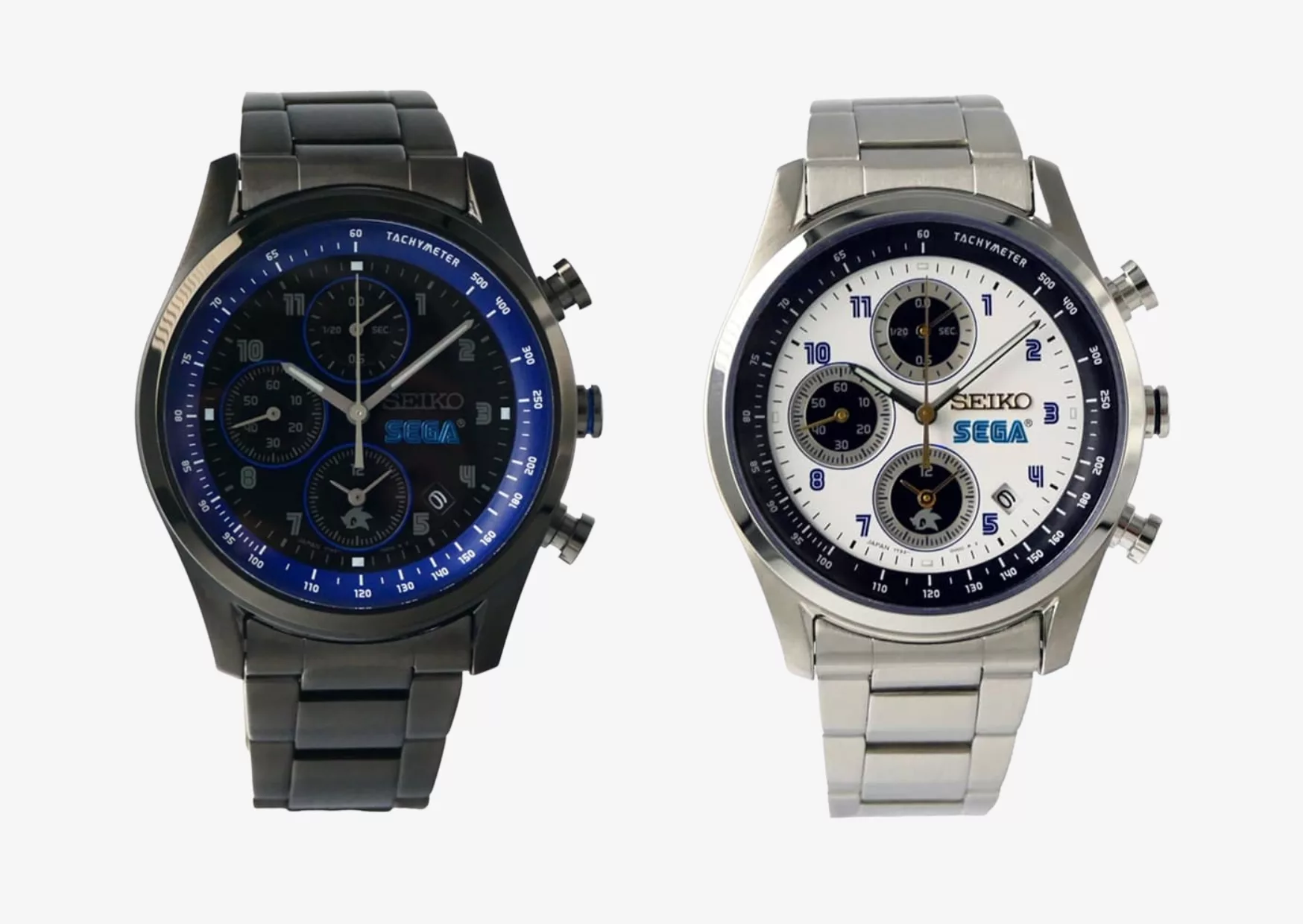 Seiko x Sega 65th Anniversary watch black and silver version