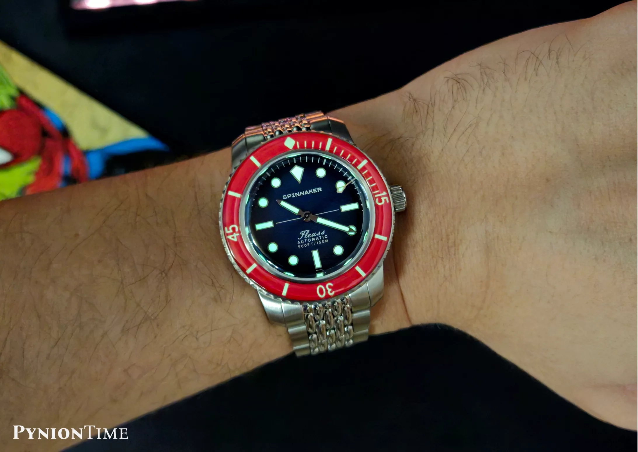 Spinnaker Fleuss 40 Royal Splash lume shot