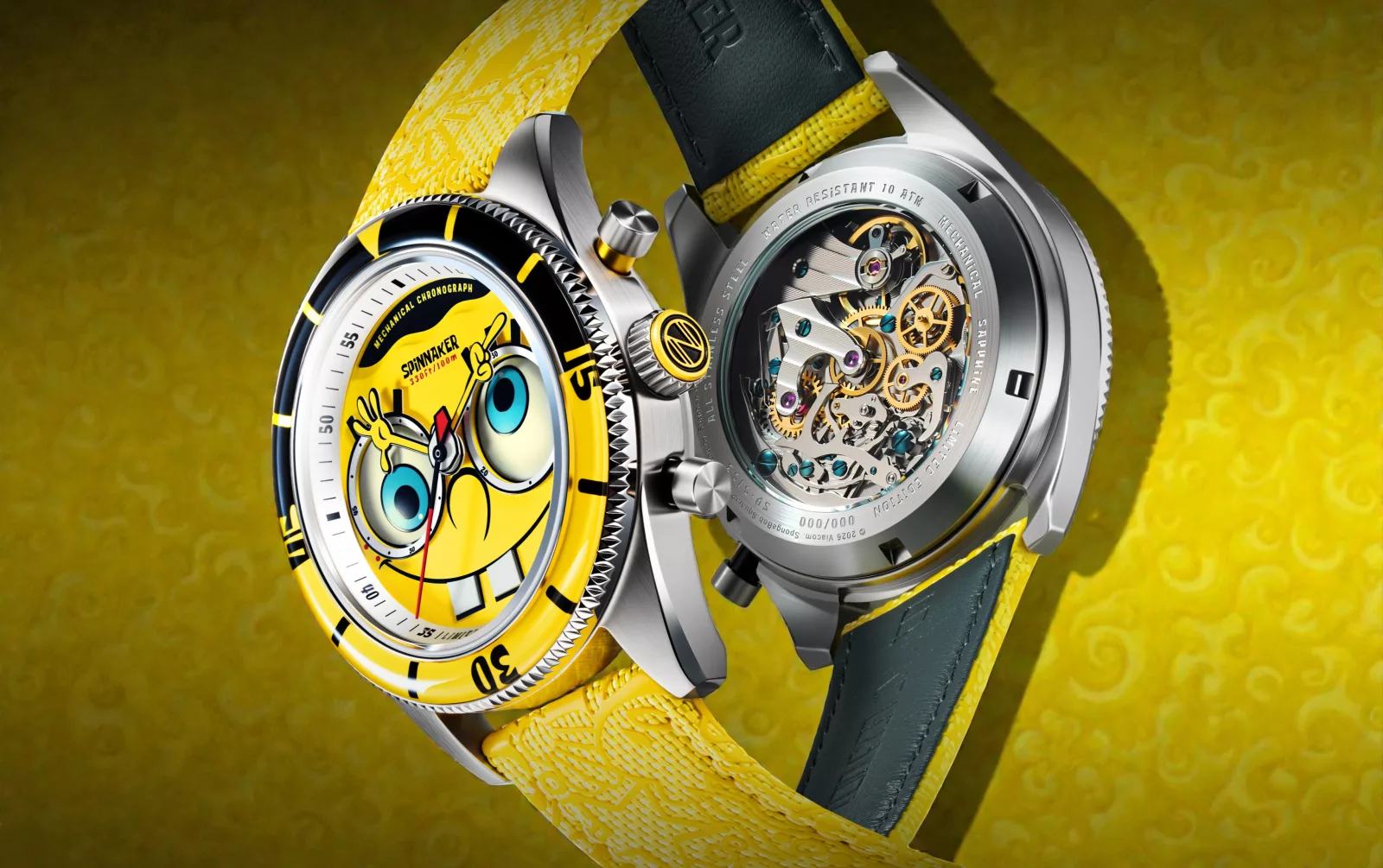 Spinnaker Fleuss Mechanical Chronograph SpongeBob Eyedial