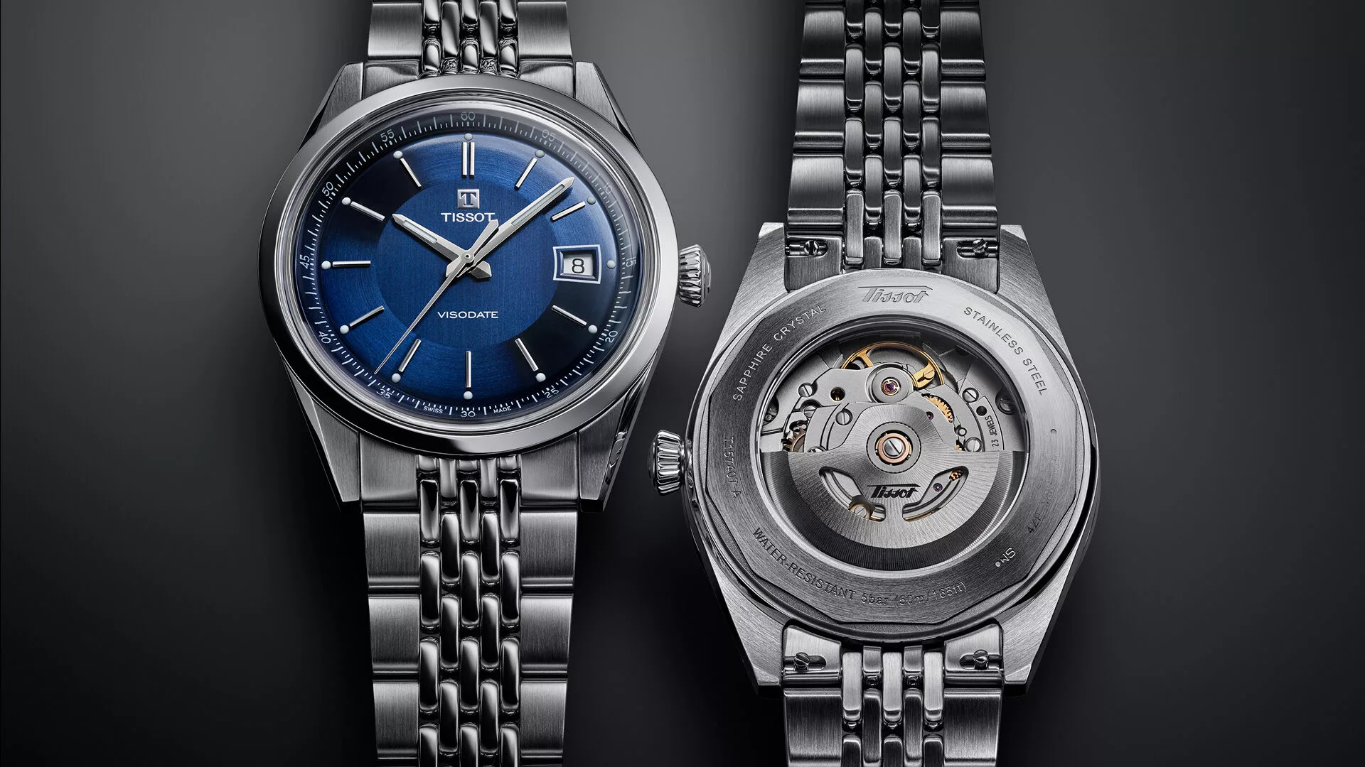 Tissot Visodate blue dial