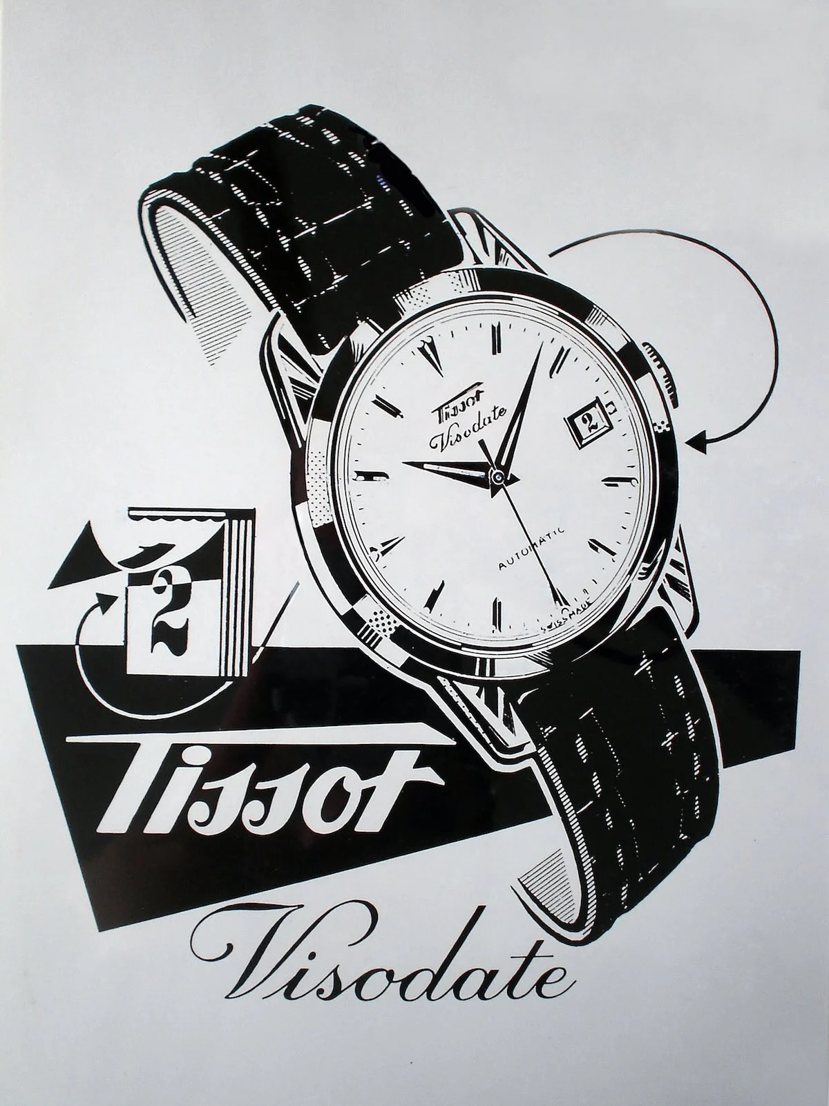 Tissot Visodate vintage advert