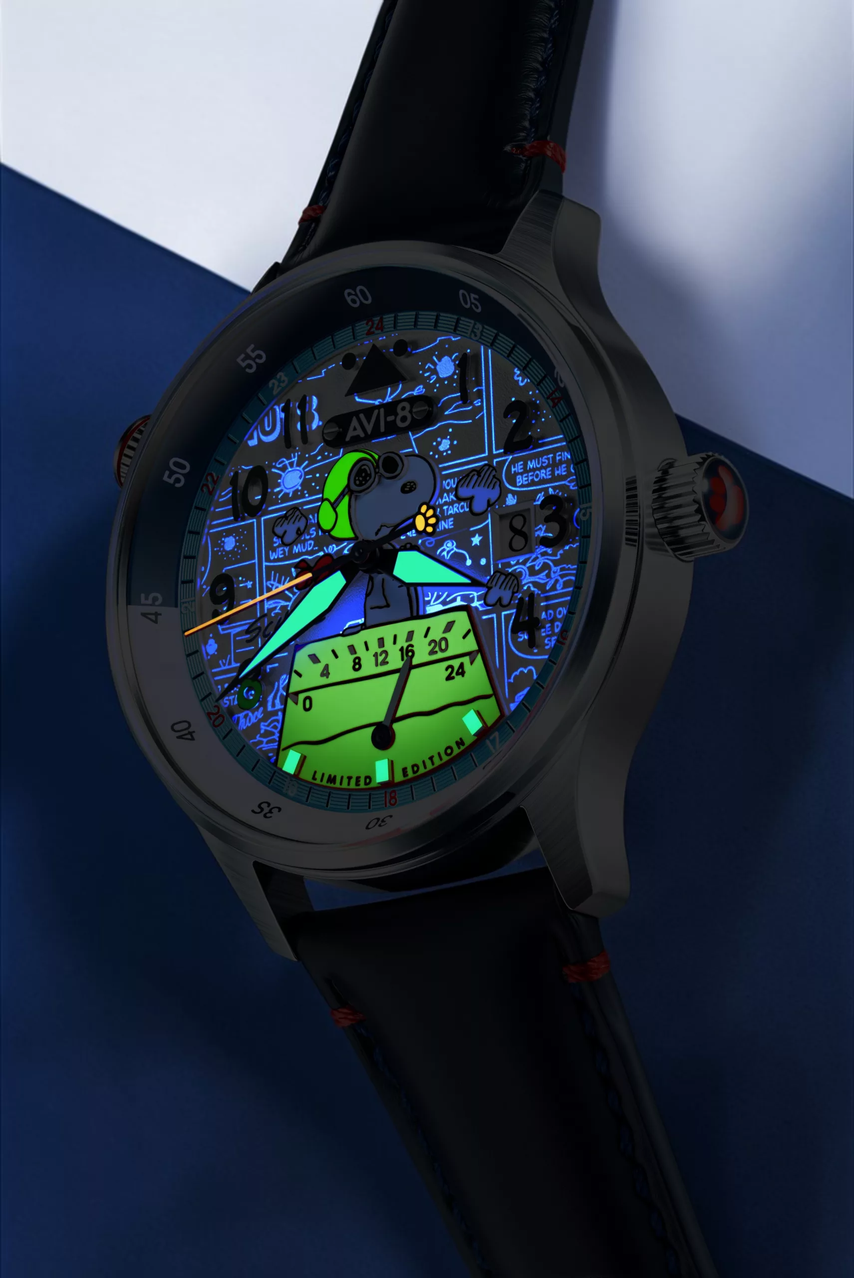 AVI-8 Hawker Hurricane McKellar Dual Time Snoopy Flying Ace close-up