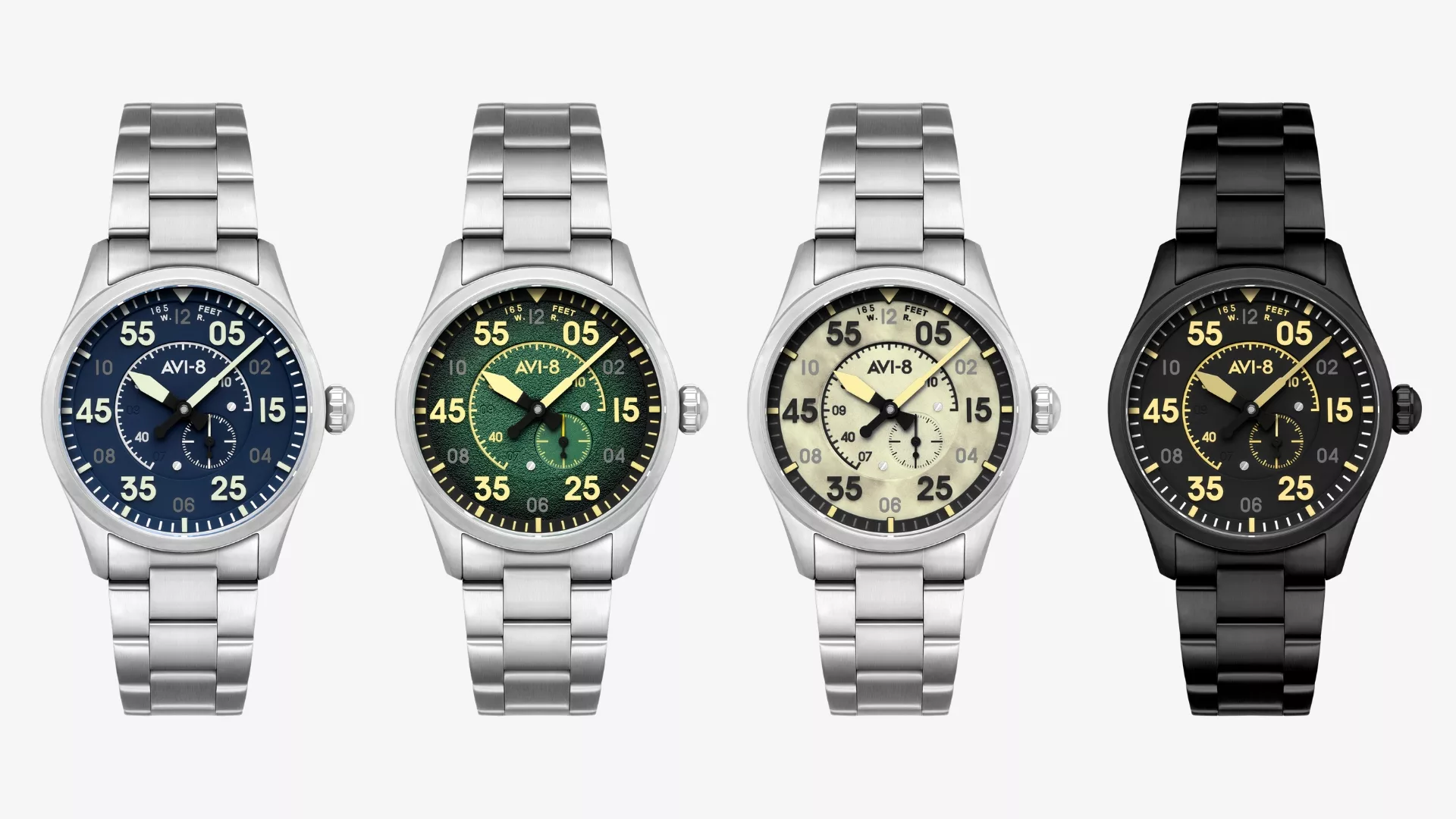 The AVI-8 Spitfire Type 300 has got a 42mm steel case and a 50mm lug-to-lug, so it wears confidently