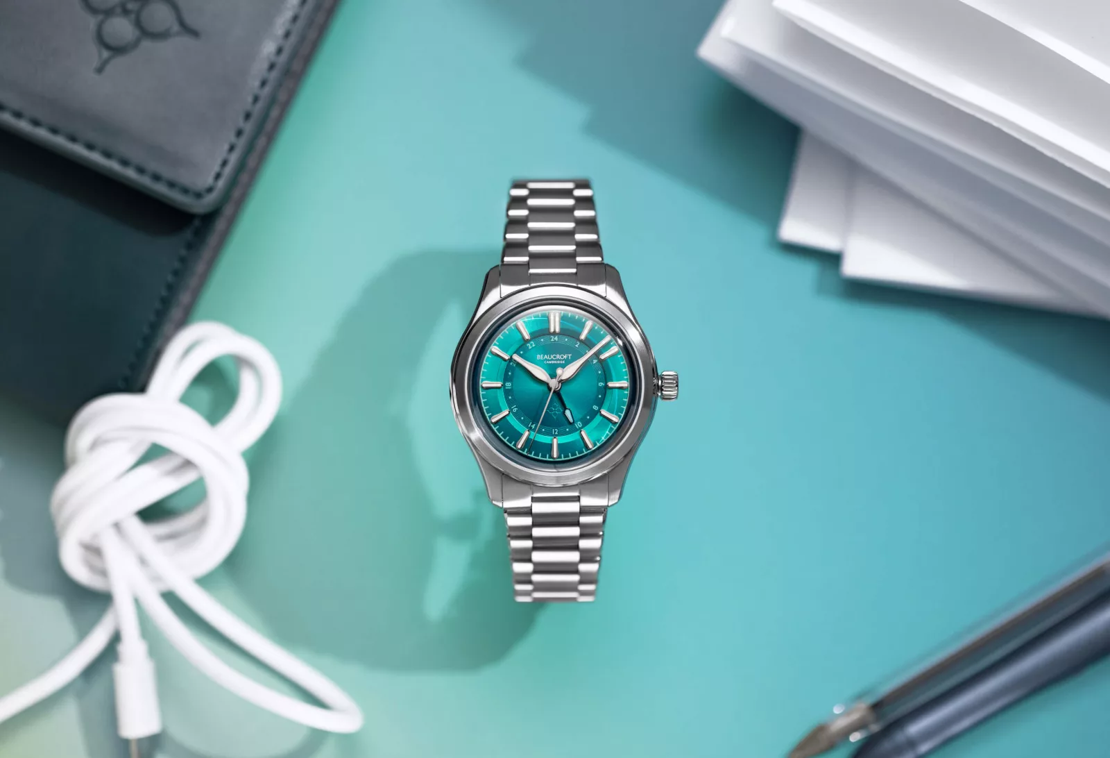 Beaucroft Contour GMT Tropical Teal
