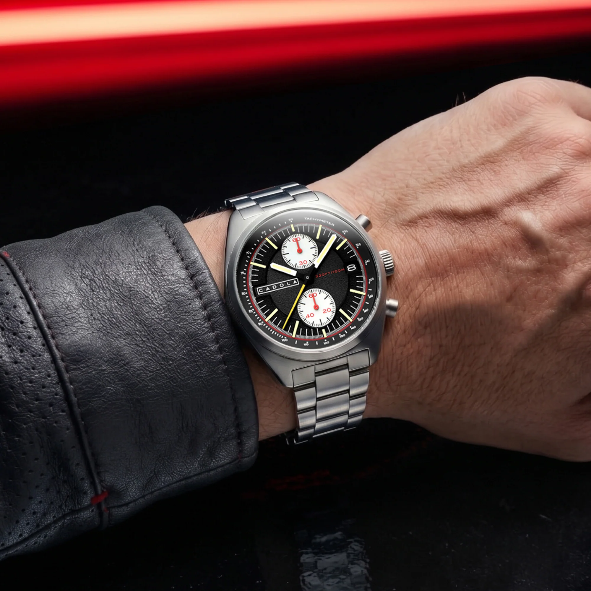 Cadola Slipstream Torque Twilight on wrist