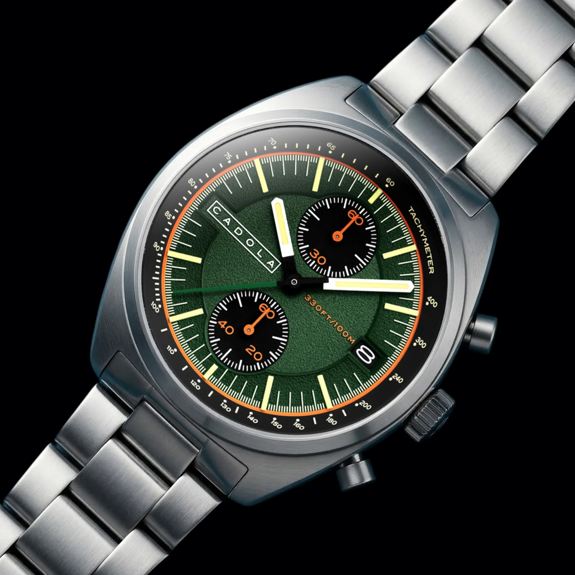 Cadola Slipstream Viper Green on a black background