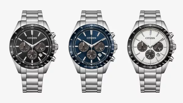 New Citizen Eco-Drive CA47 chronograph