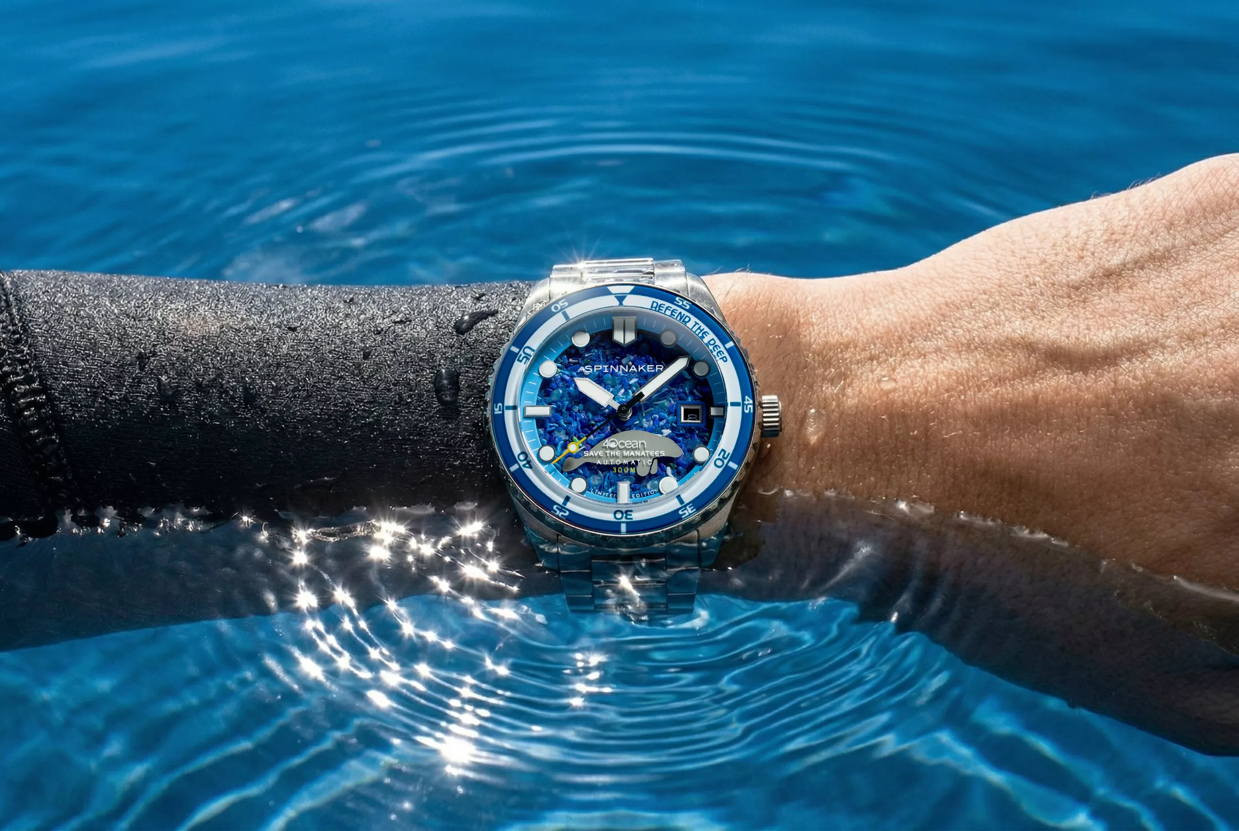 Spinnaker Hass Automatic 4ocean Limited Edition on  wrist