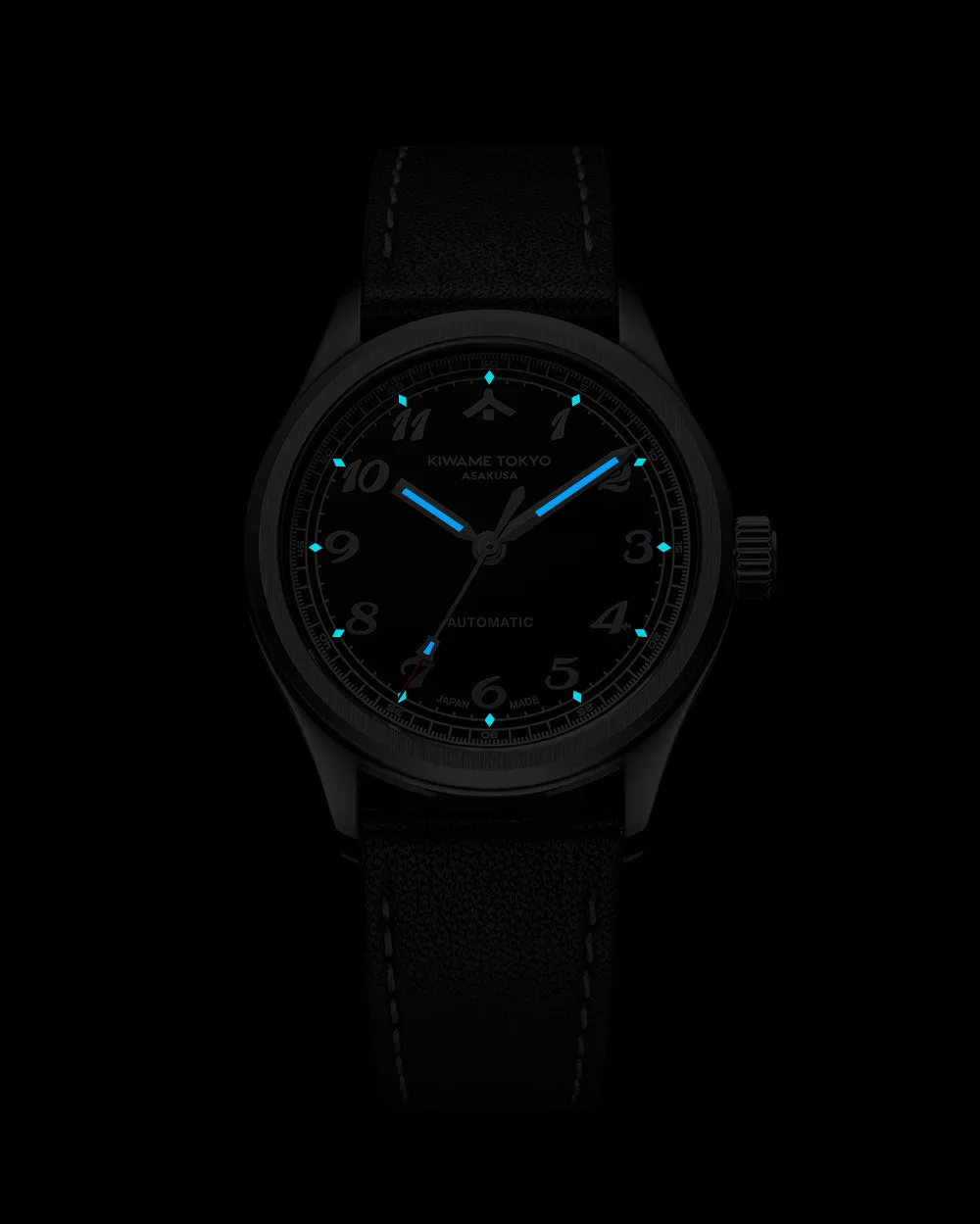 It does pair applied Arabic numerals with a railroad minute track