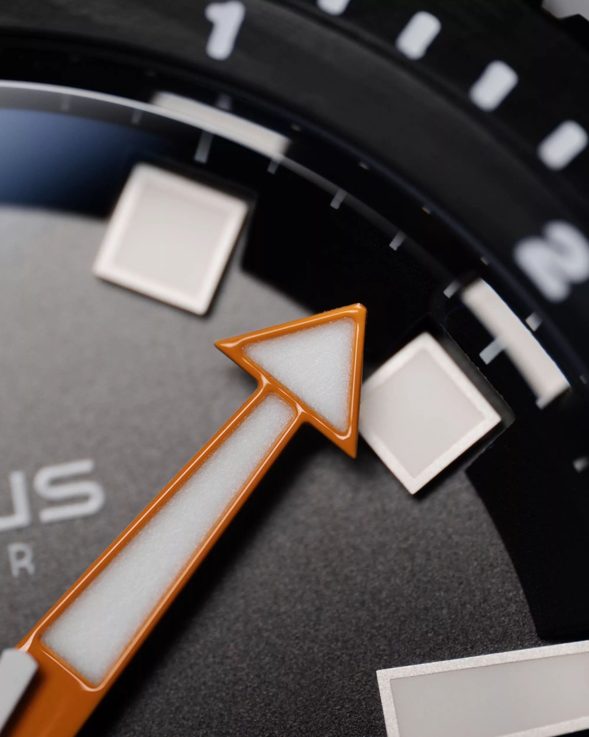 Nodus Sector Deep Damascus dial close-up