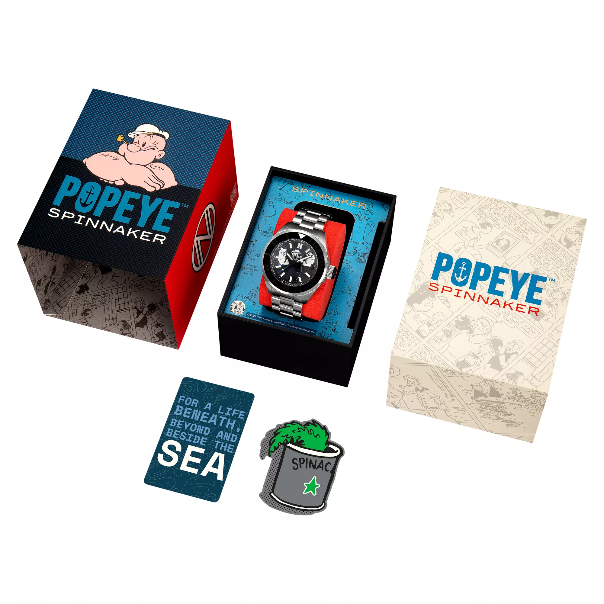 Spinnaker Piccard Popeye Forearm Fury Box Set