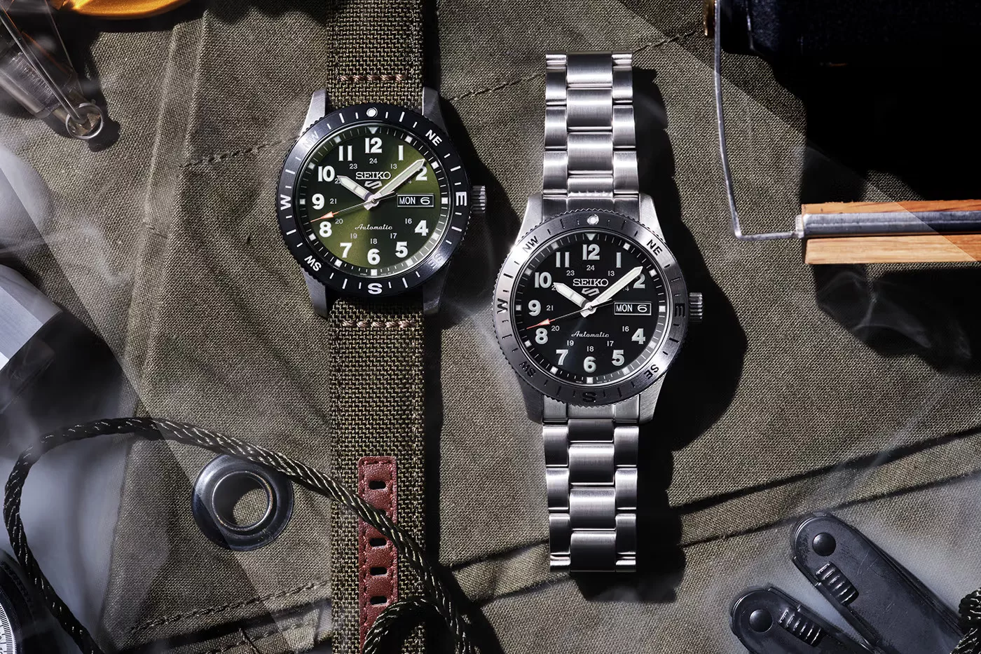 Seiko 5 Sports HDB006 and HDB008