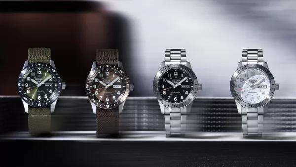 Seiko 5 Sports compass bezel field watch