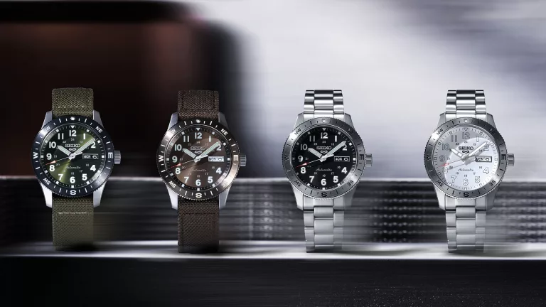 Seiko 5 Sports compass bezel field watch