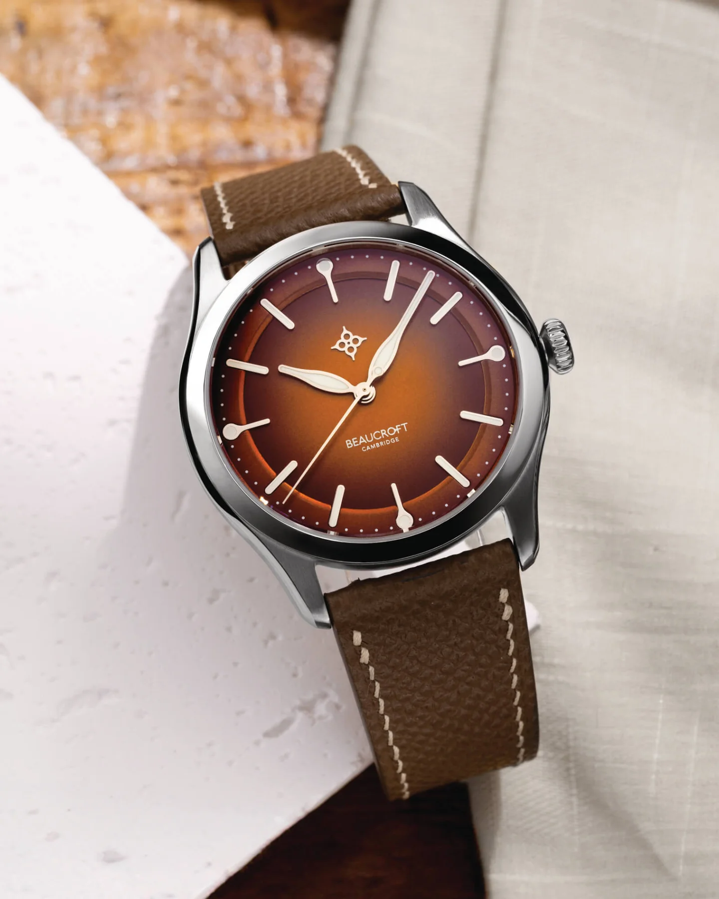 The Beaucroft The Arc has got four fumé dial variants