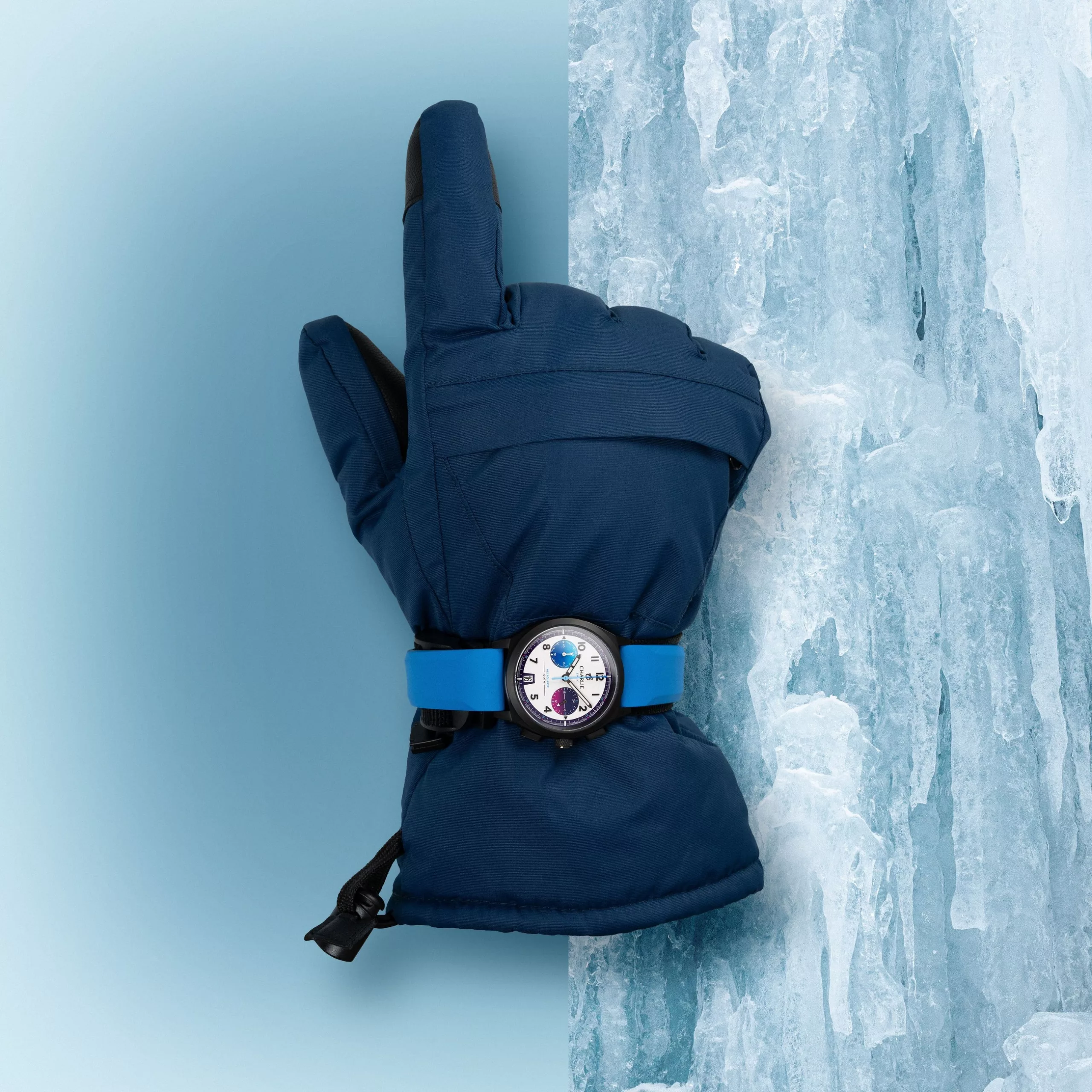 The Charlie Paris GRX Chronograph measures 10.9mm thick excluding the crystal, so it stays slim for a chronograph