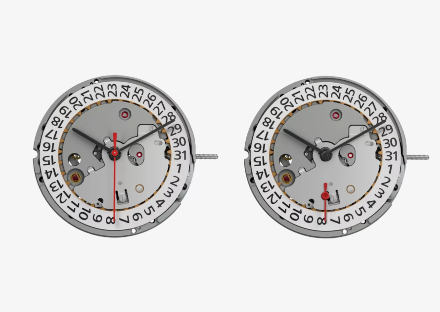 Ronda’s R01 caliber comes in two variants