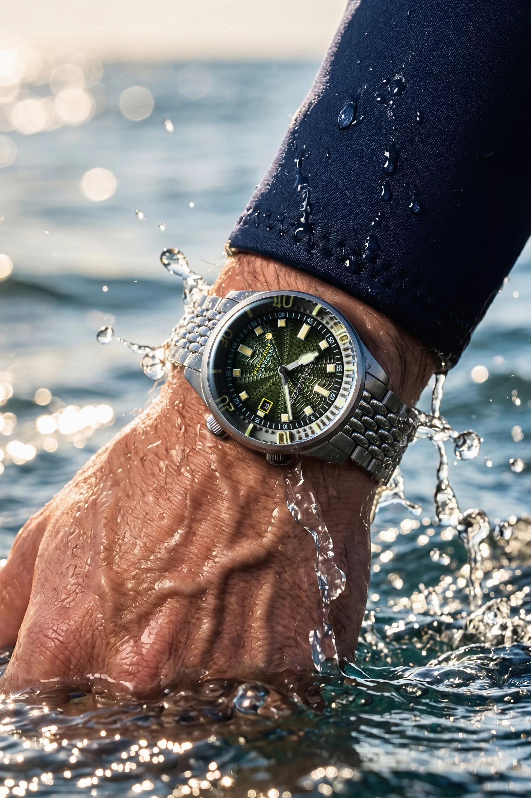 Spinnaker Bradner on wrist