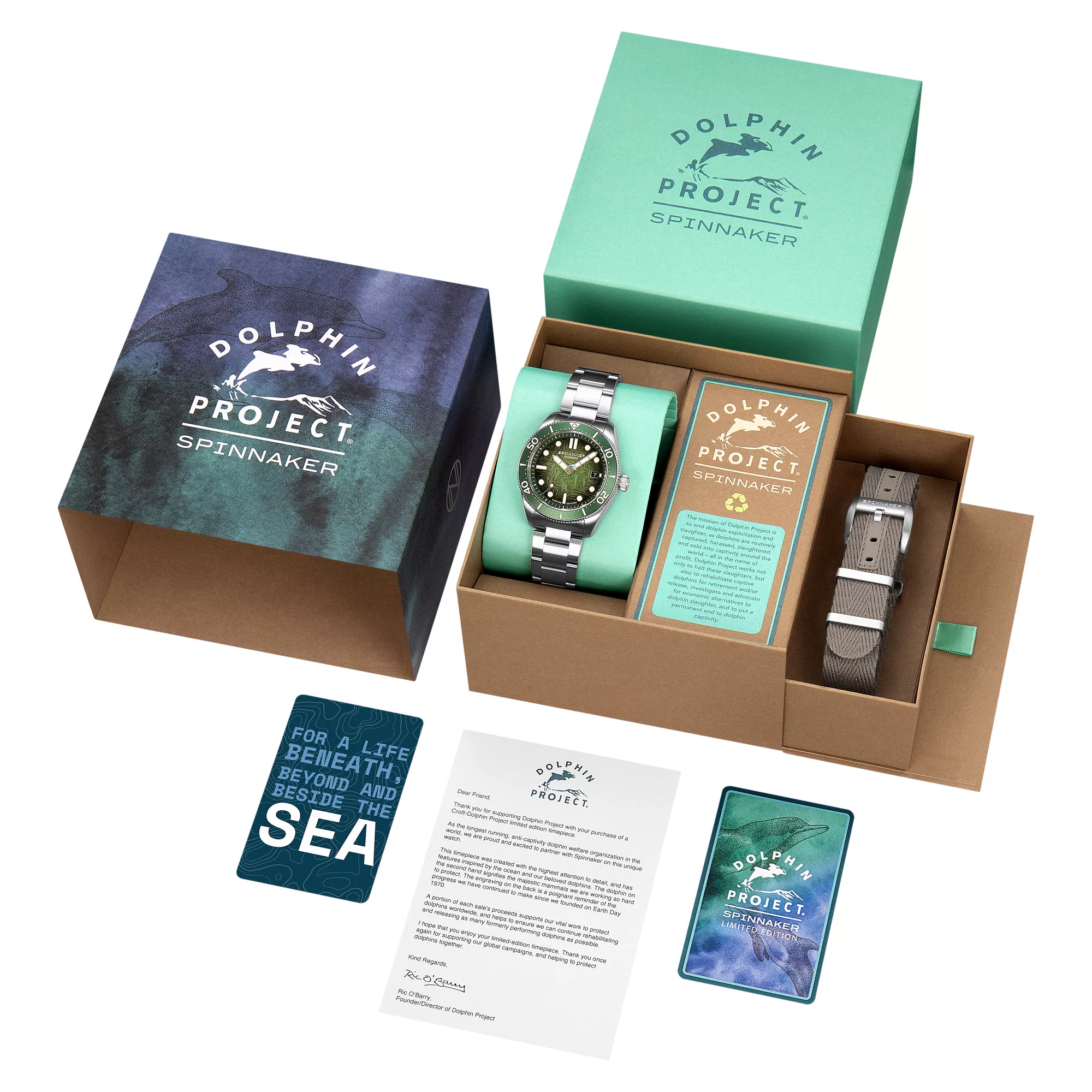 Spinnaker Croft Mid-Size Automatic Dolphin Project box set