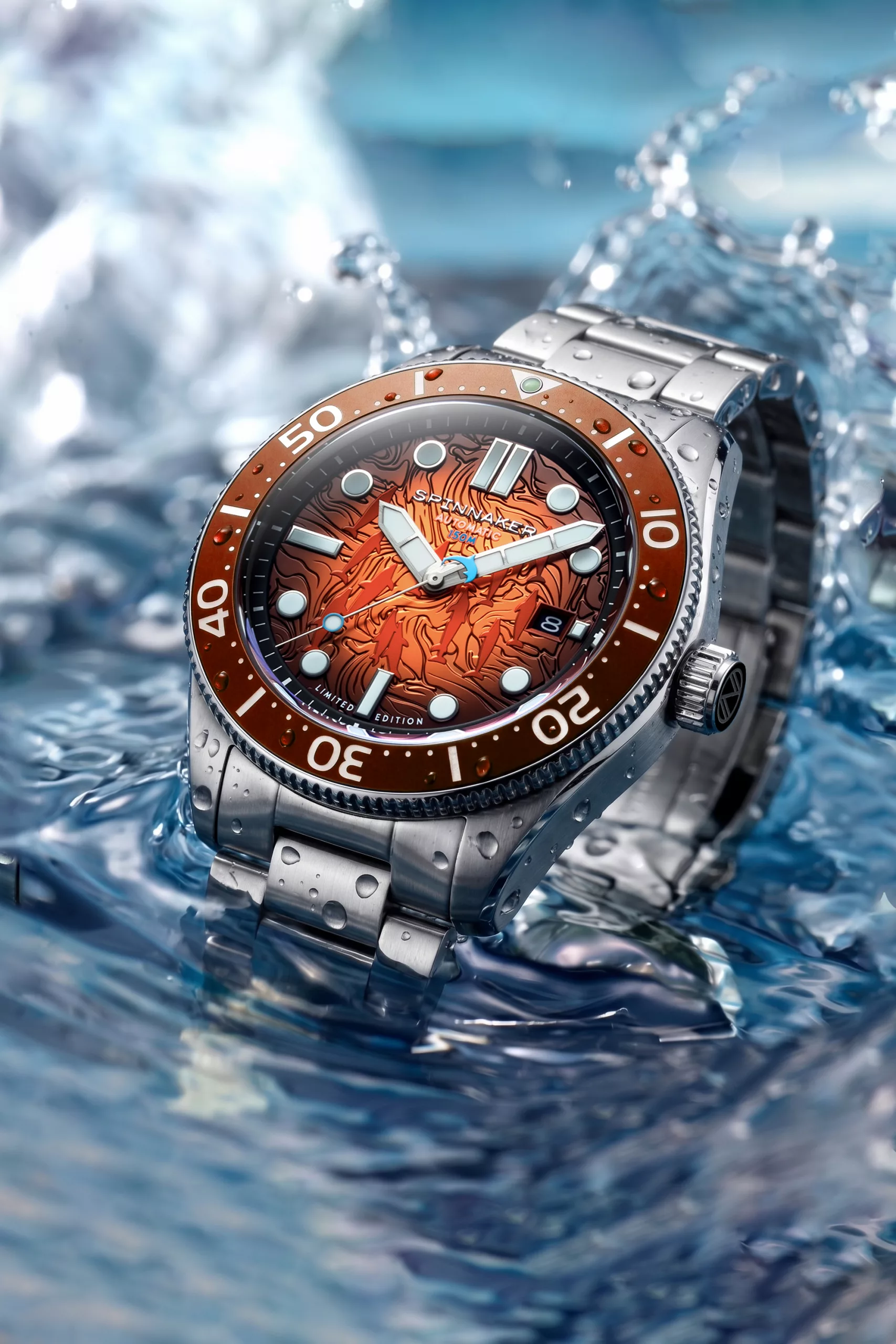 A 40mm stainless steel case keeps the Croft Mid-Size in daily-wear territory