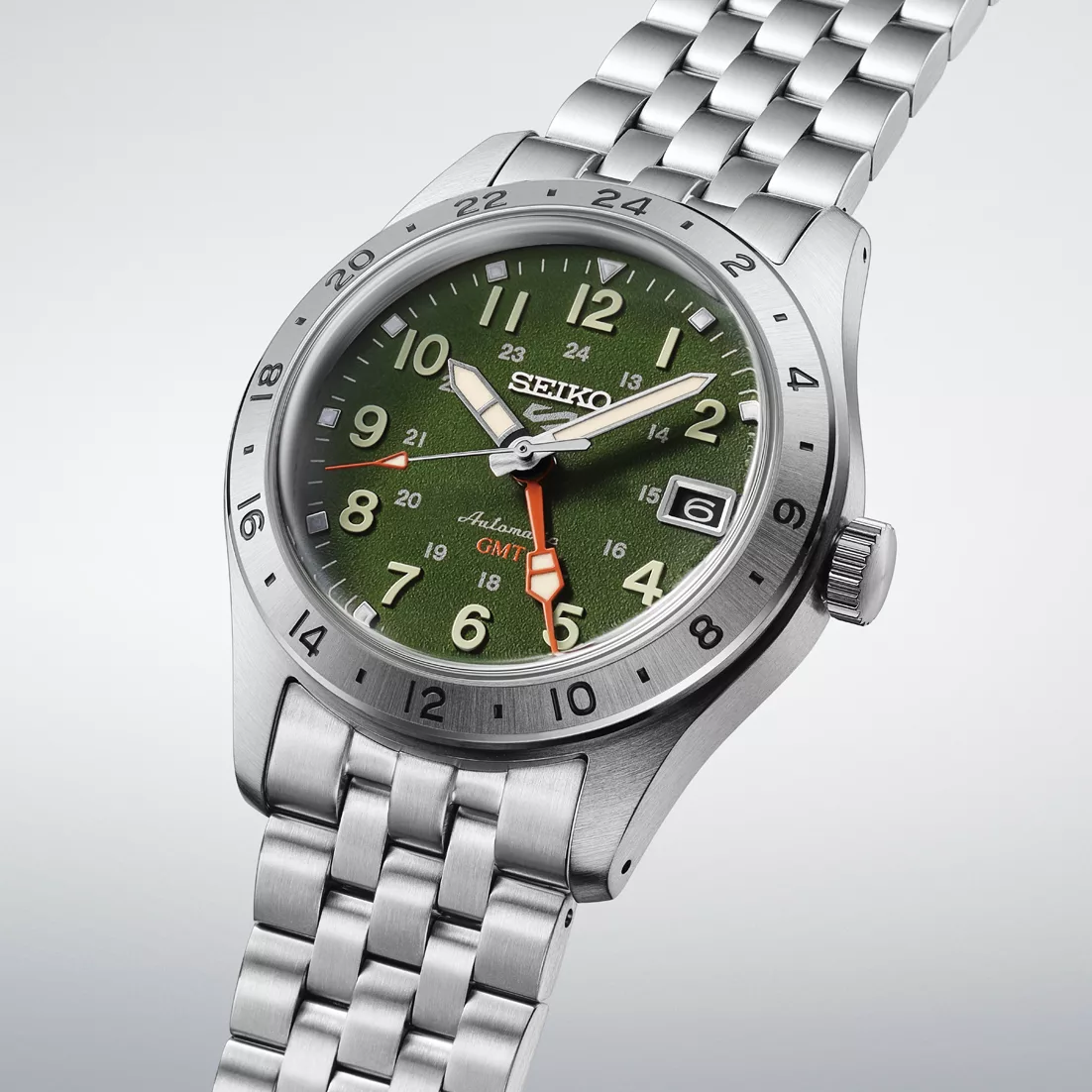 Seiko 5 Field GMT Khaki Drill
