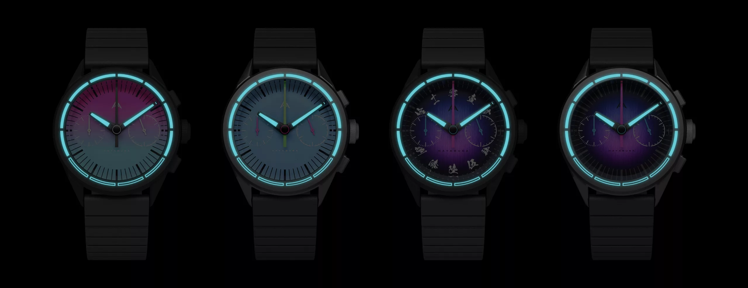 Namica Hayabusa's lumed bezel