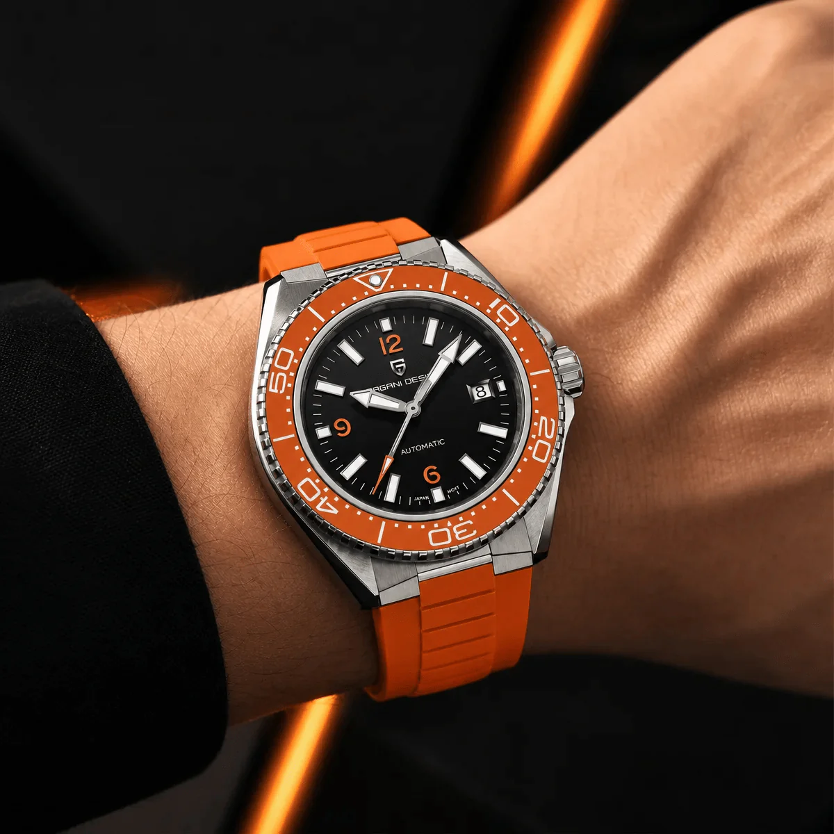 Pagani Design PD-YS034 on a rubber strap