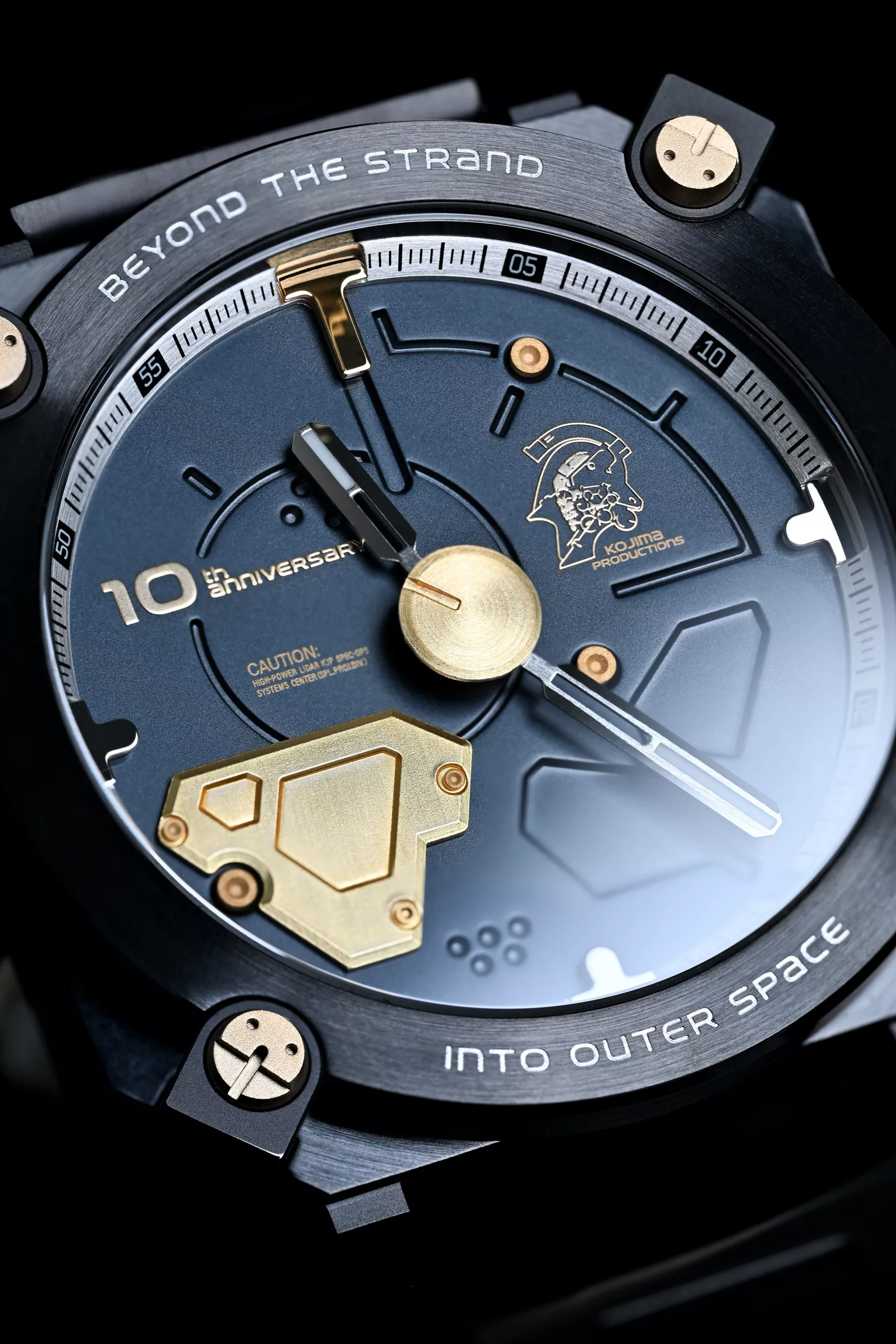 It features a dial designed by Yoji Shinkawa layered with the 10th Anniversary mark and Ludens graphics