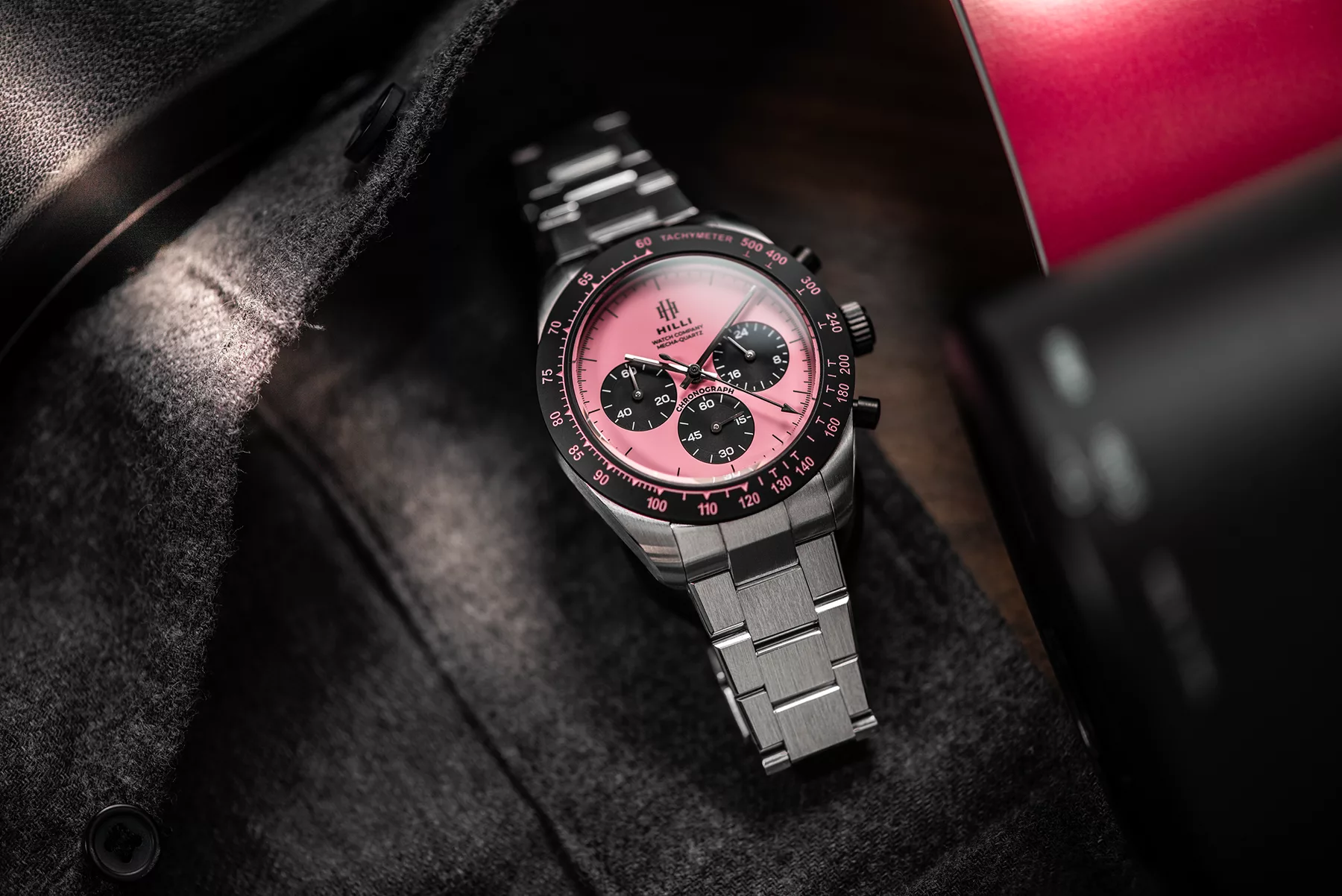 The Sport Chronograph has a Seiko VK63 mecha-quartz movement across all five Panda dial colors