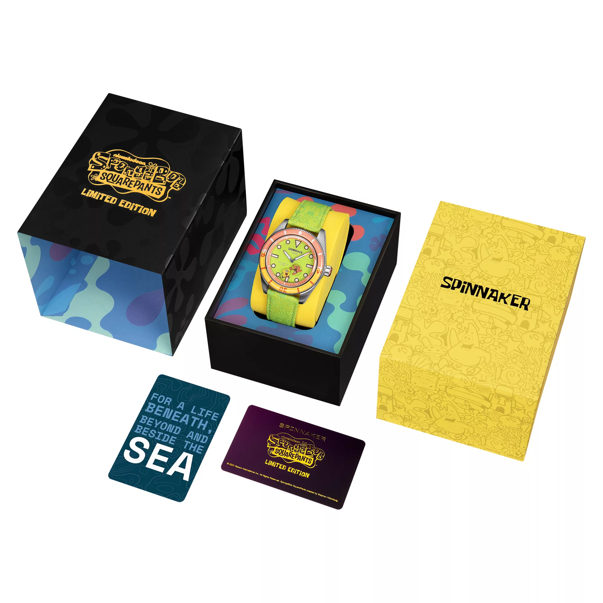 It comes with a branded set box
